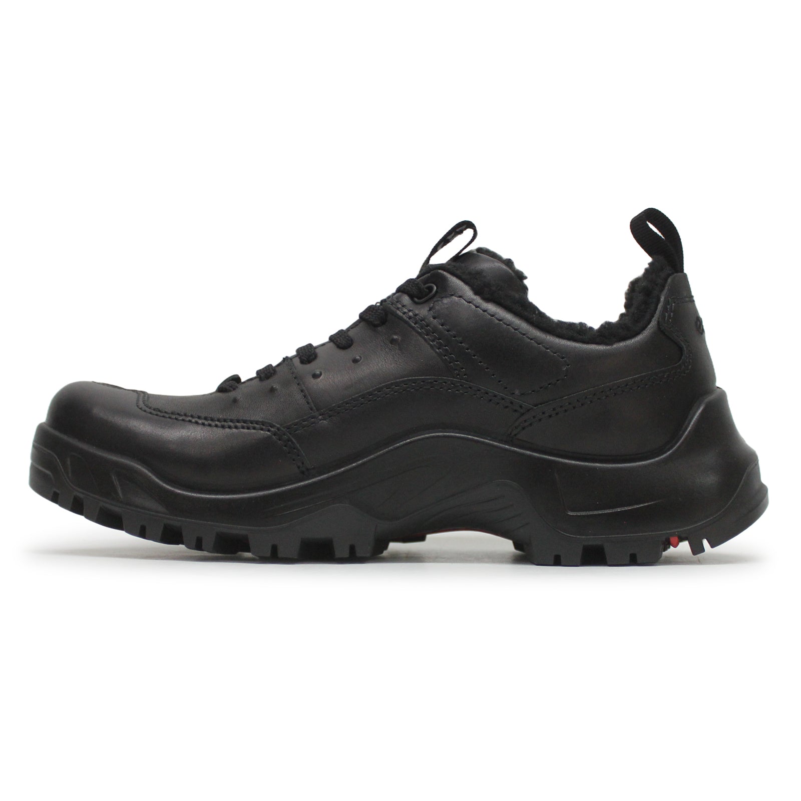 Ecco Offroad 822364 Full Grain Leather Mens Trainers#color_black