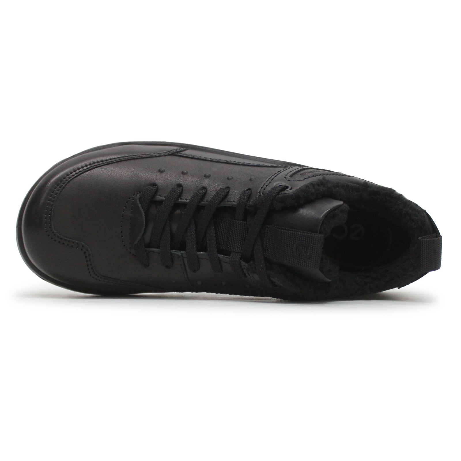 Ecco Offroad 822364 Full Grain Leather Mens Trainers#color_black