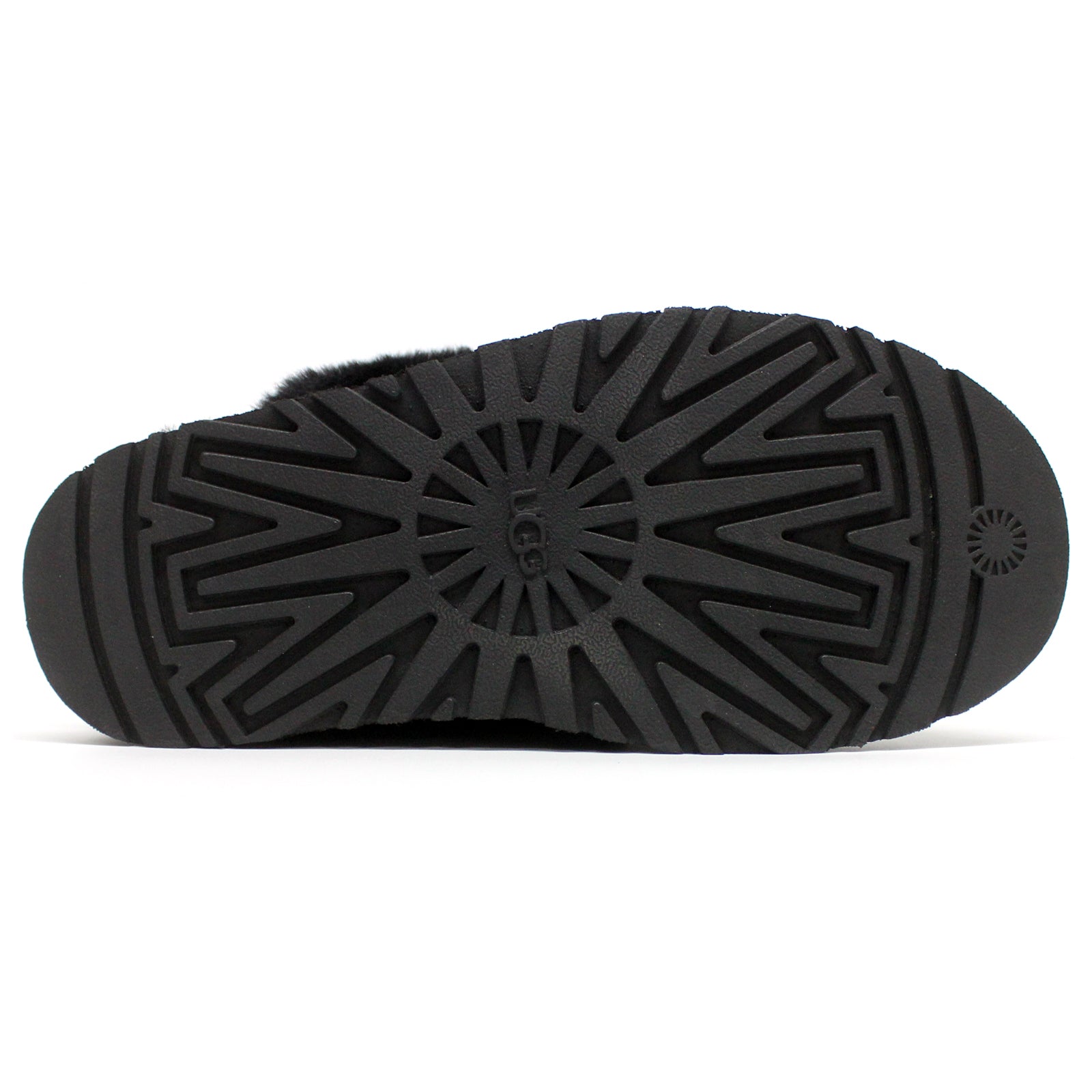 Ugg Disquette 1122550-BLK Suede Womens Sandals - Black - 40#color_black