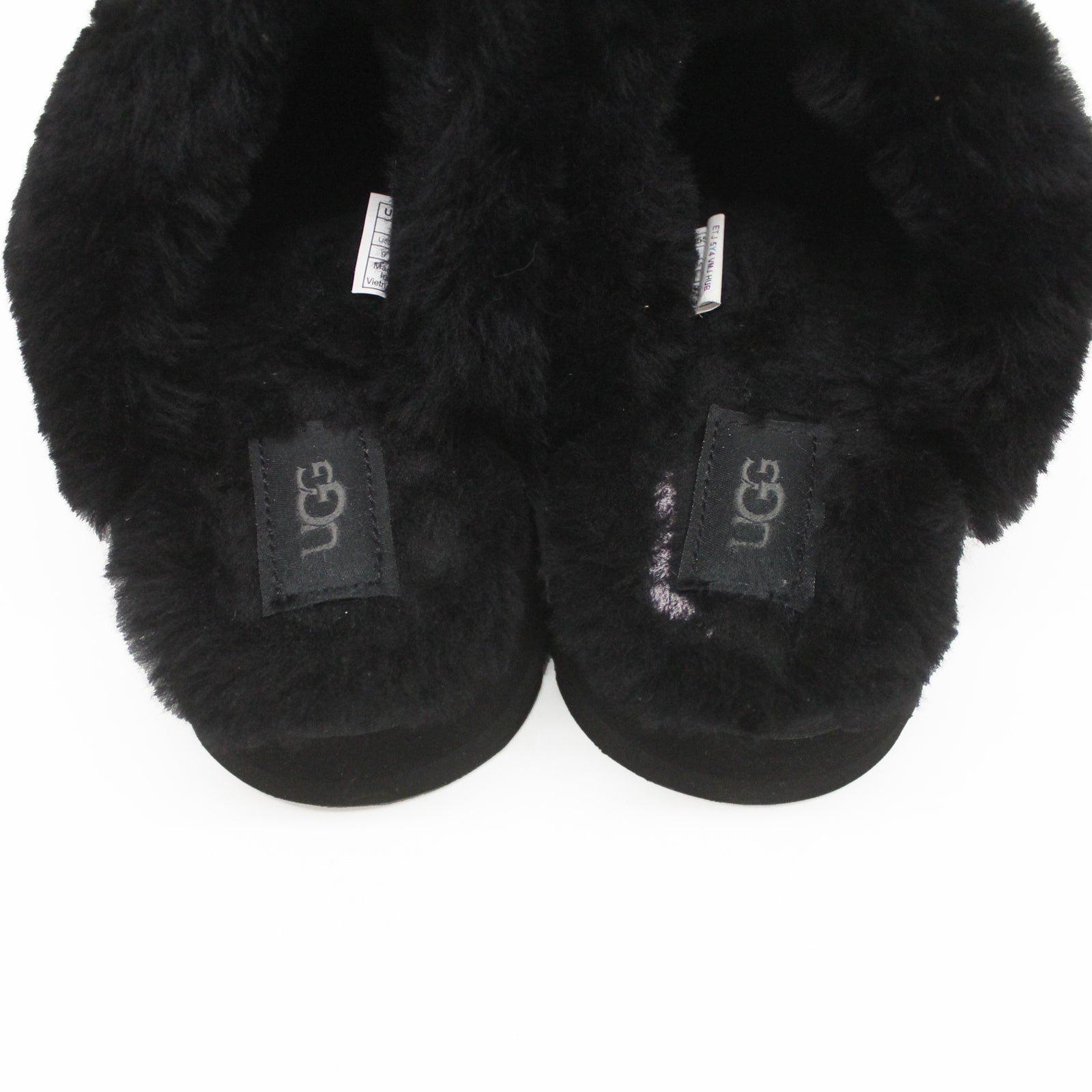 Ugg Disquette 1122550-BLK Suede Womens Sandals - Black - 40#color_black
