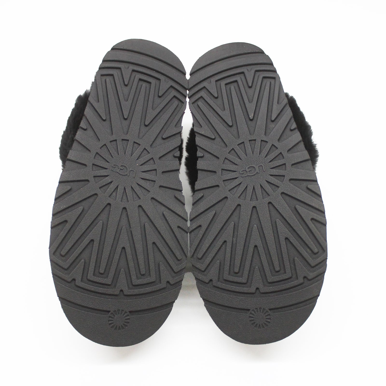 Ugg Disquette 1122550-BLK Suede Womens Sandals - Black - 40#color_black