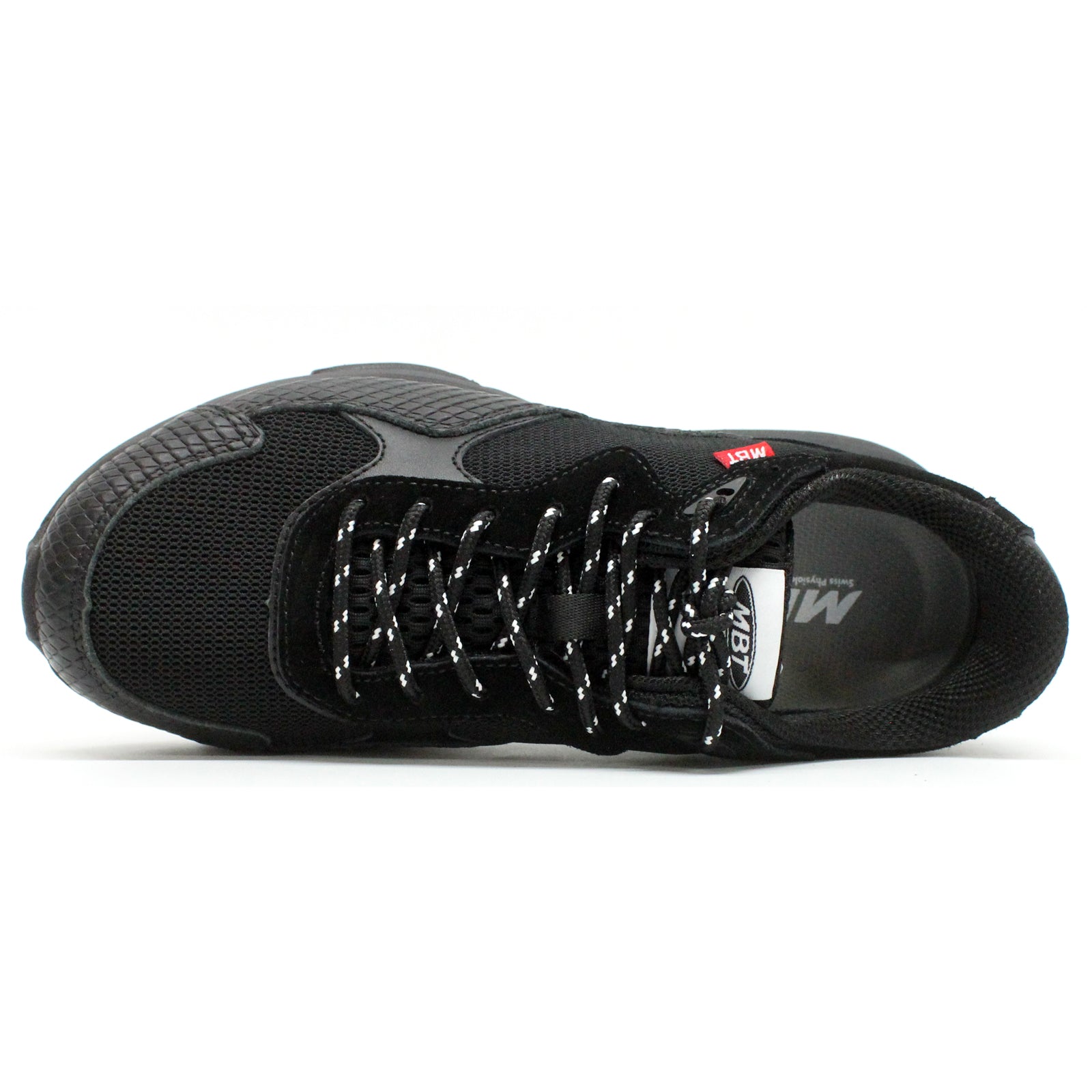 MBT Narita Leather Textile Womens Shoes#color_black black