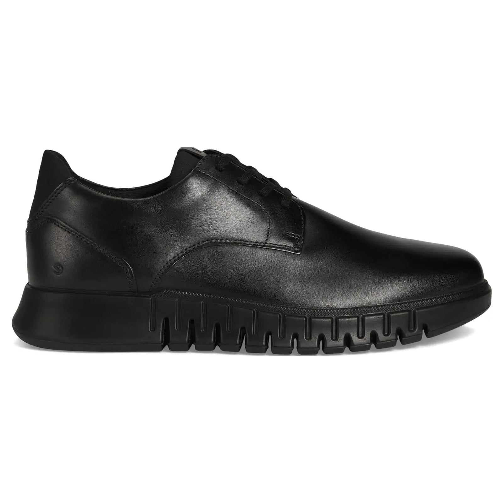 Ecco Gruuv Studio Leather Men's Lace Up Shoes#color_black black