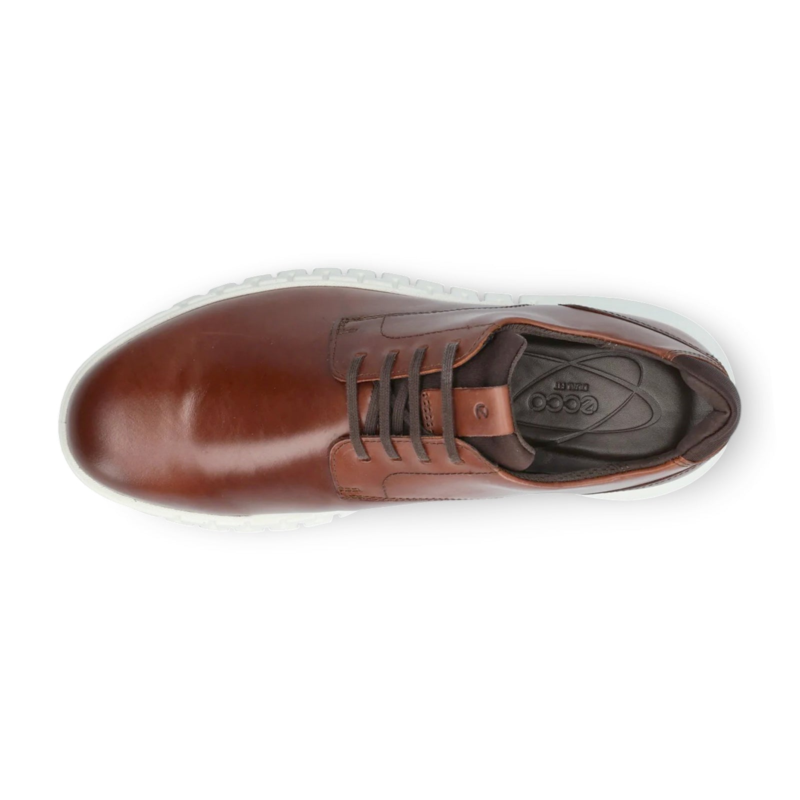 Ecco Gruuv Studio Leather Mens Trainers#color_mink mocha