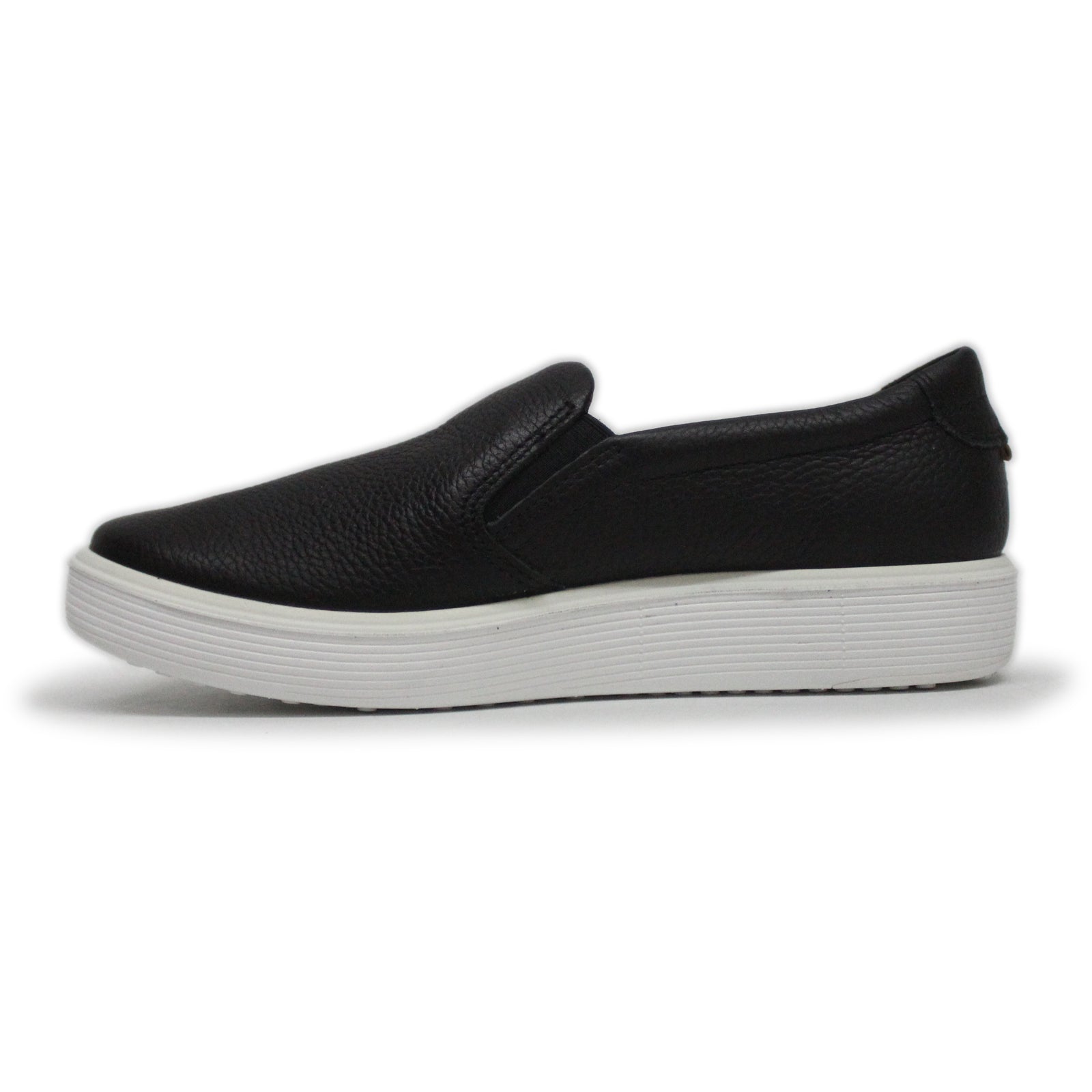 Ecco Soft 60 219253 Leather Womens Shoes#color_black