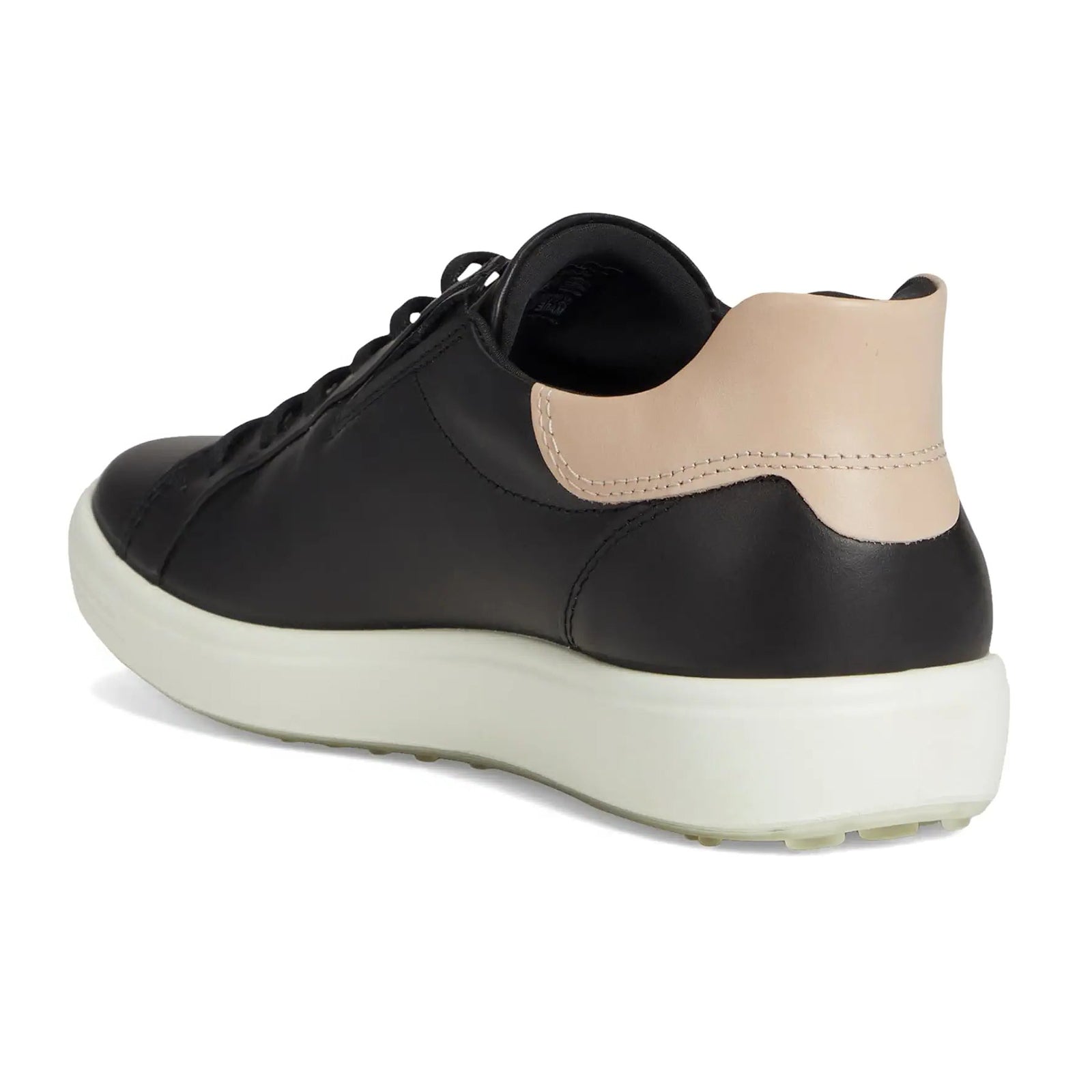 Ecco Soft 7 470843 Leather Womens Trainers#color_black rose dust