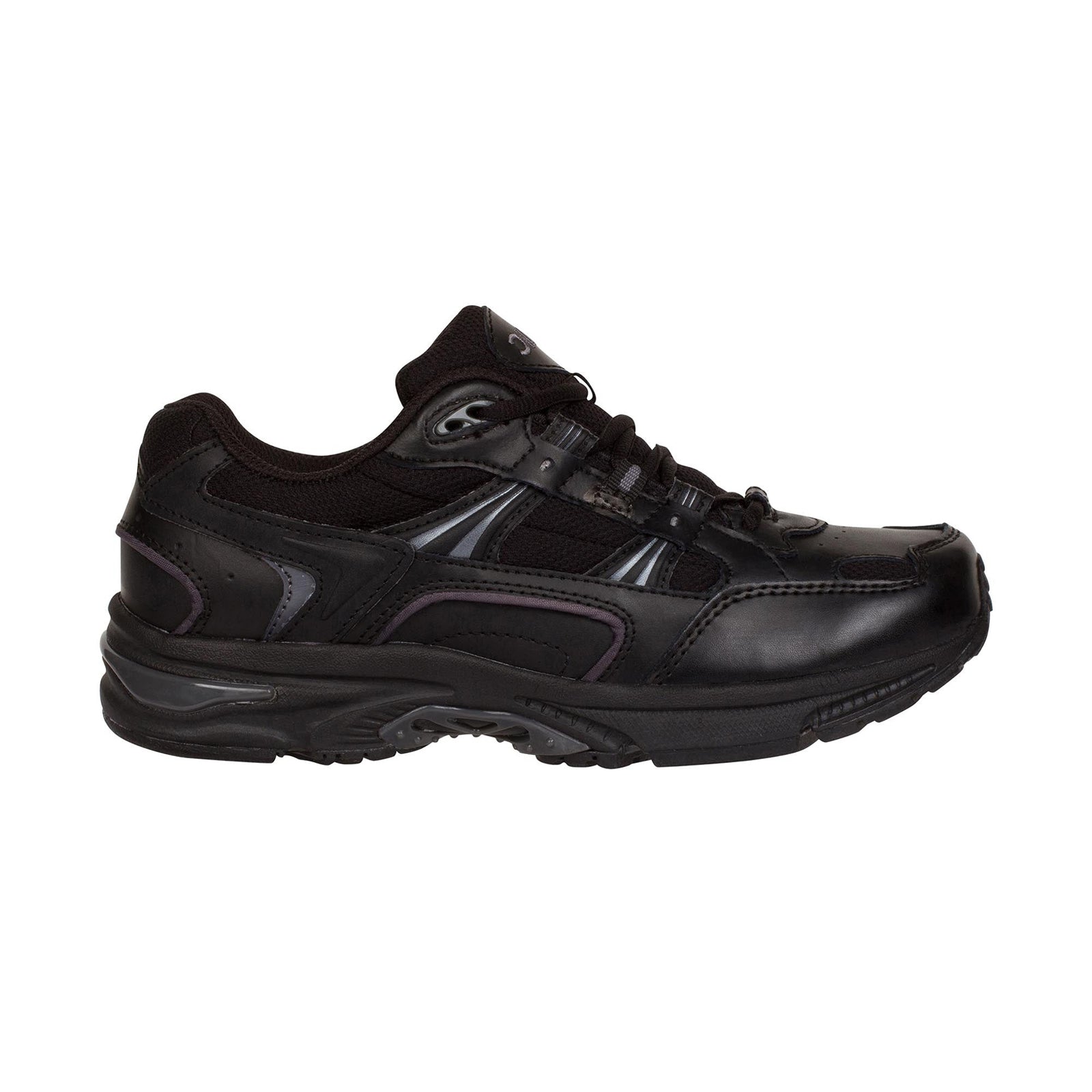 Vionic 23MWalk Leather Textile Mens Trainers#color_black