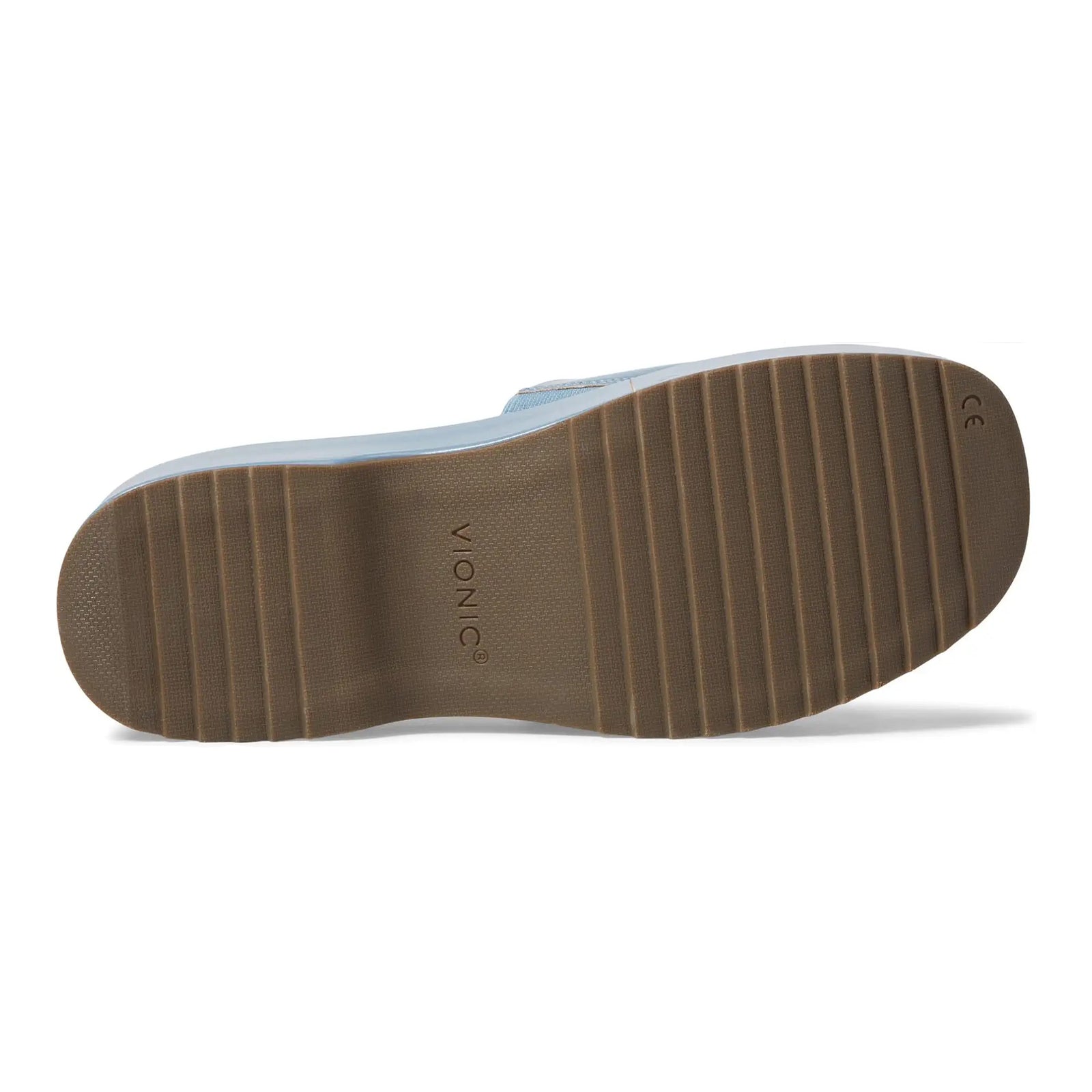 Vionic Trista Patent Synthetic Womens Sandals#color_blue shadow