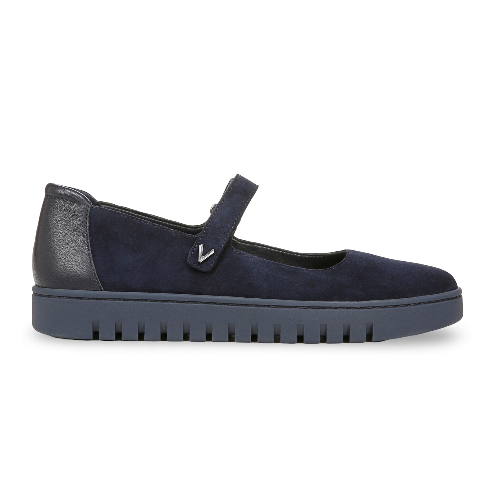 Vionic Uptown MJ Suede Womens Shoes#color_navy blazer