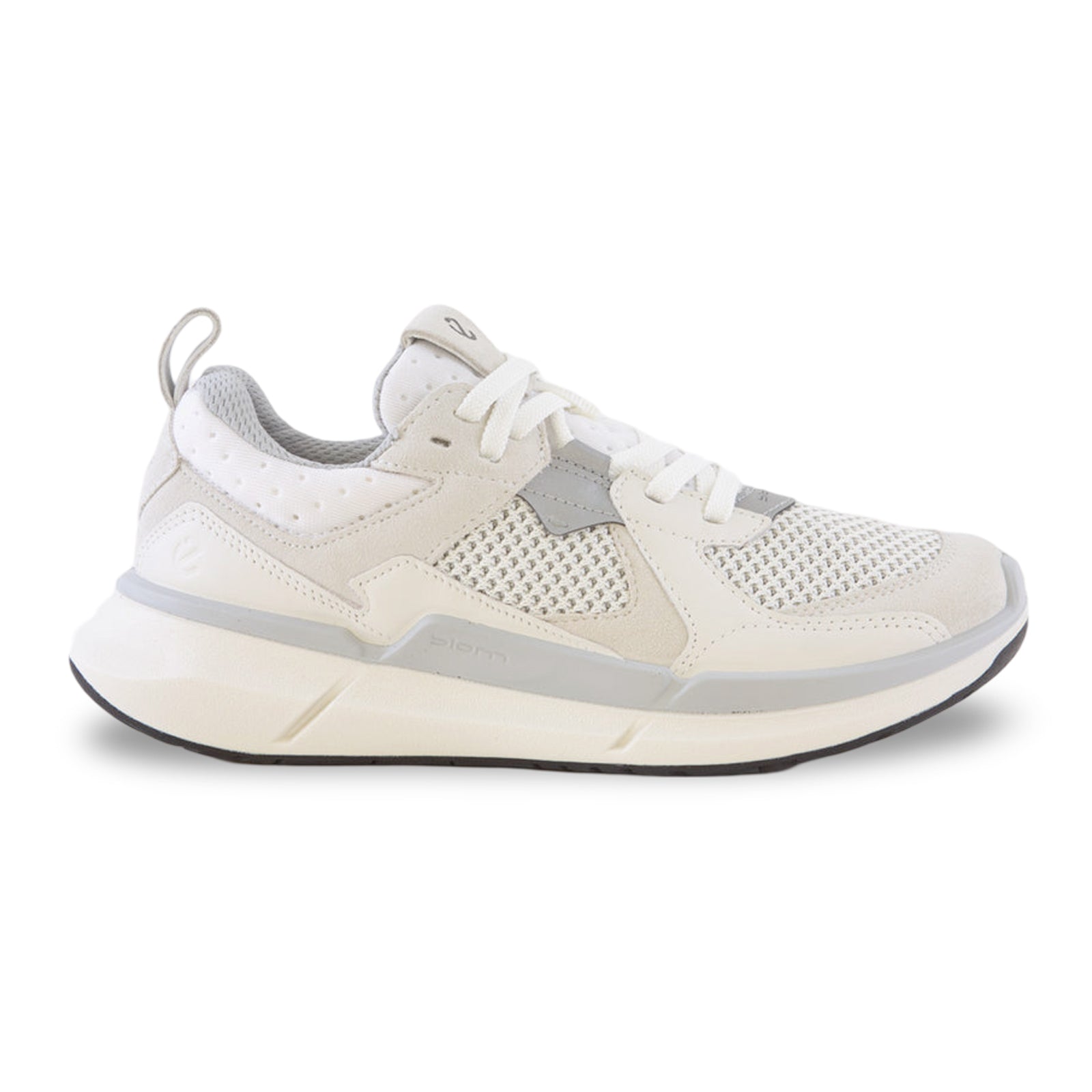 Ecco Biom 2.2 830773 Suede Womens Trainers#color_shadow white