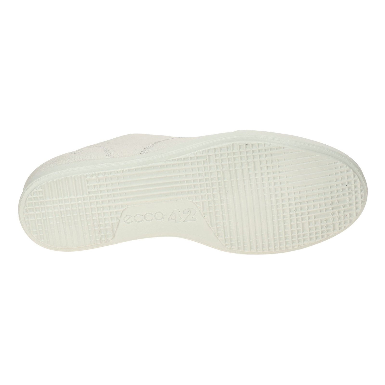 Ecco Leisure Leather Mens Trainers#color_white