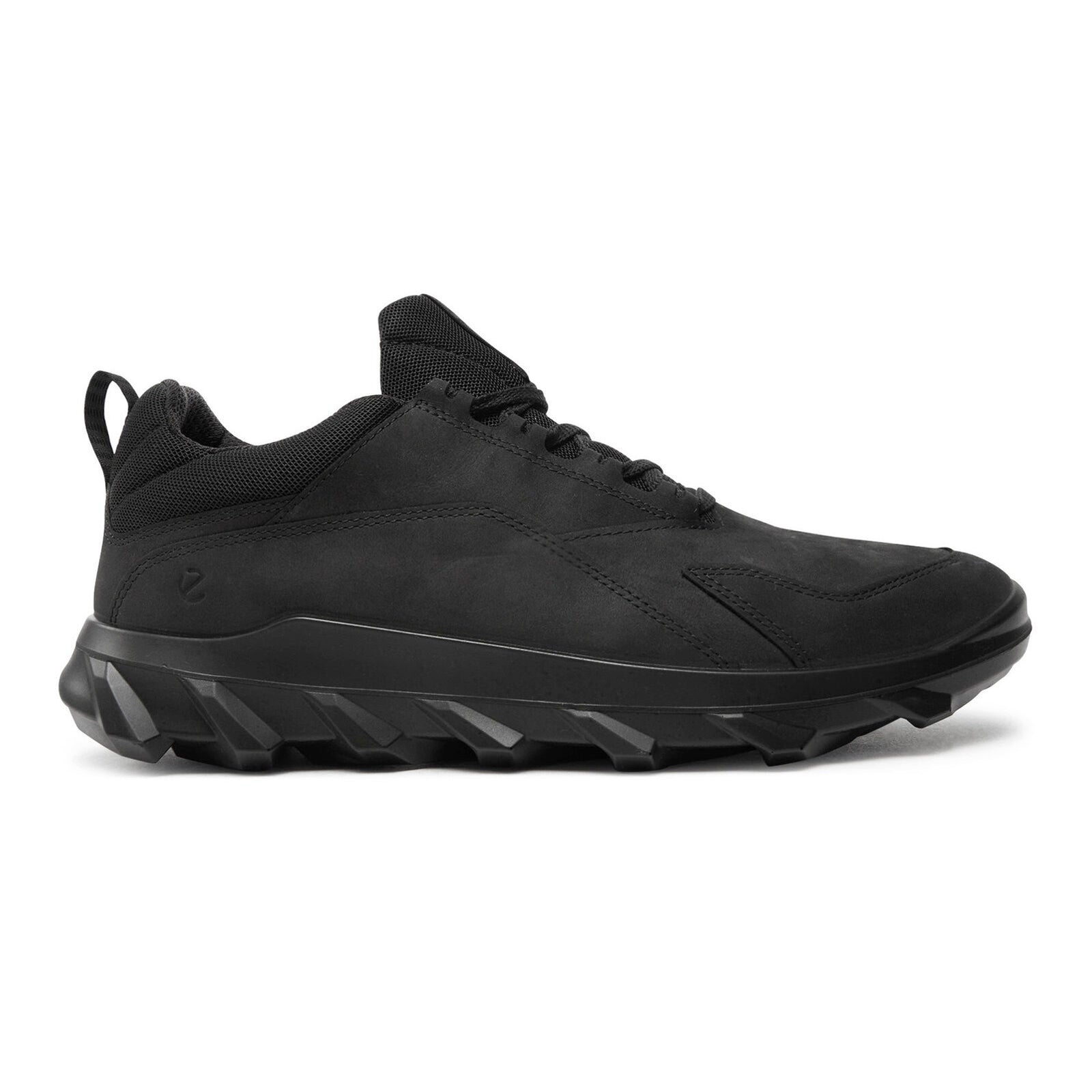 Ecco MX 820314 Oiled Nubuck Mens Trainers#color_black