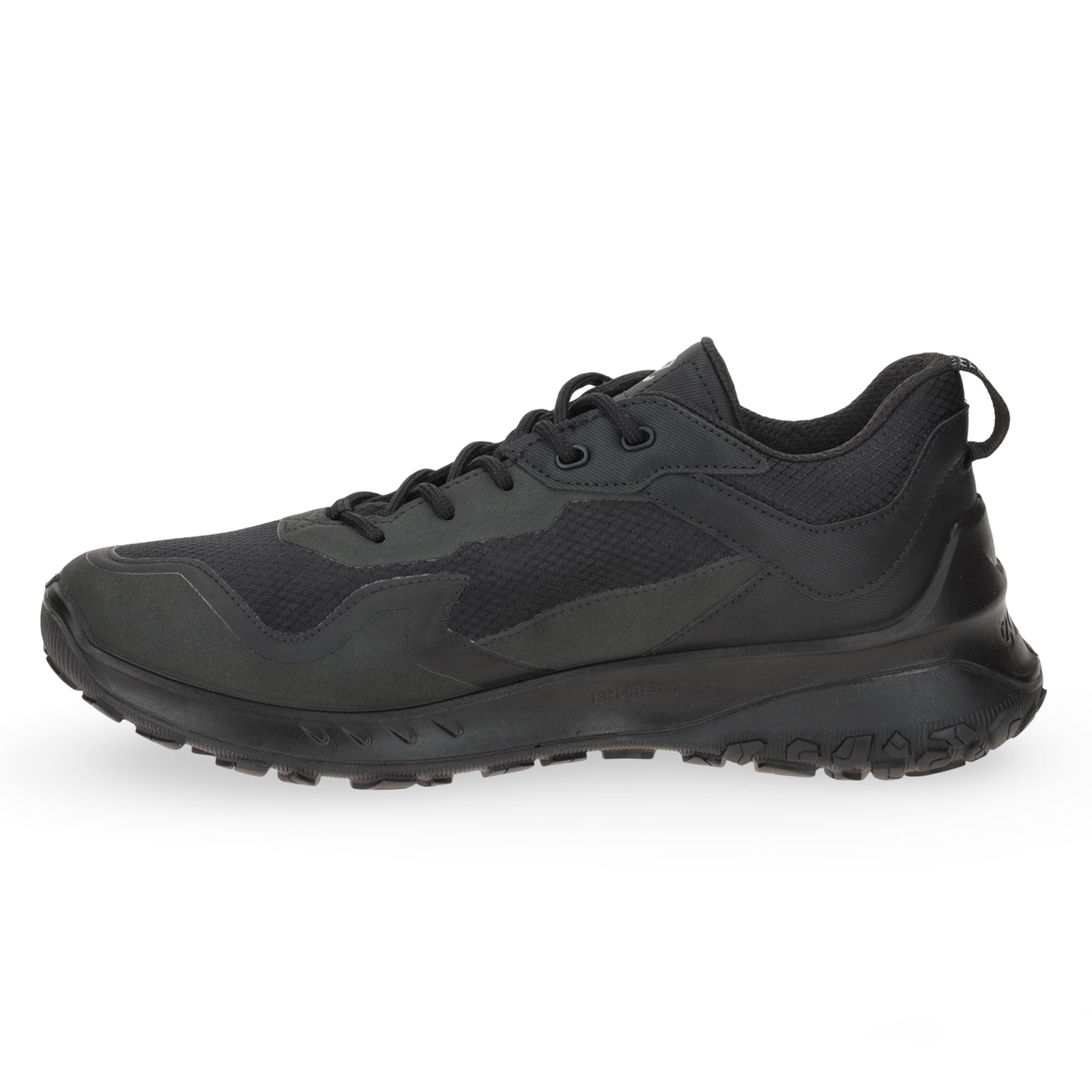 Ecco Ult-trn Textile Leather Mens Trainers#color_black black