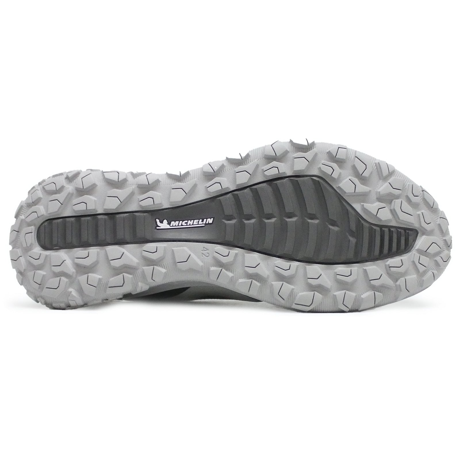 Ecco Ult-trn Textile Leather Mens Trainers#color_concrete wild dove magnet