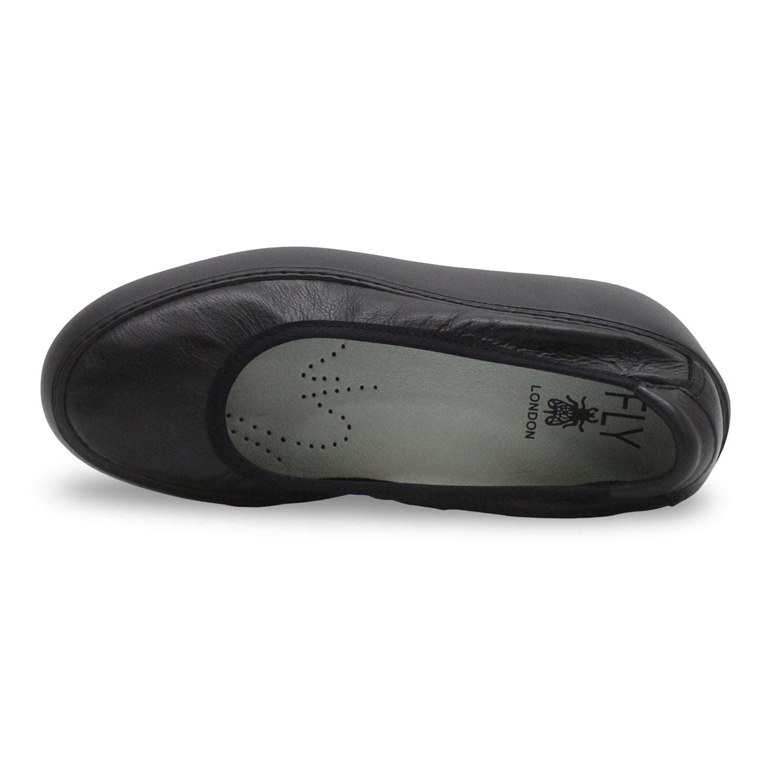 Fly London DOLF658FLY Velvet Leather Womens Shoes#color_black