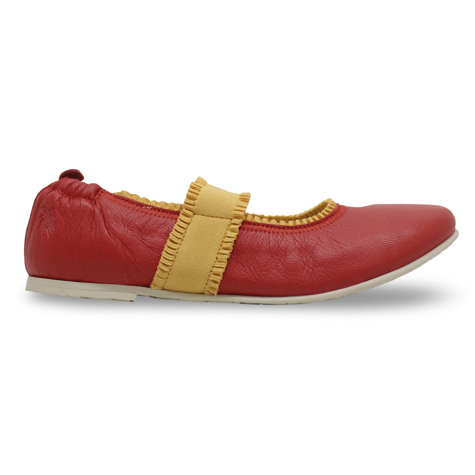 Fly London GECH253FLY Mousse Leather Womens Shoes#color_devil red yellow