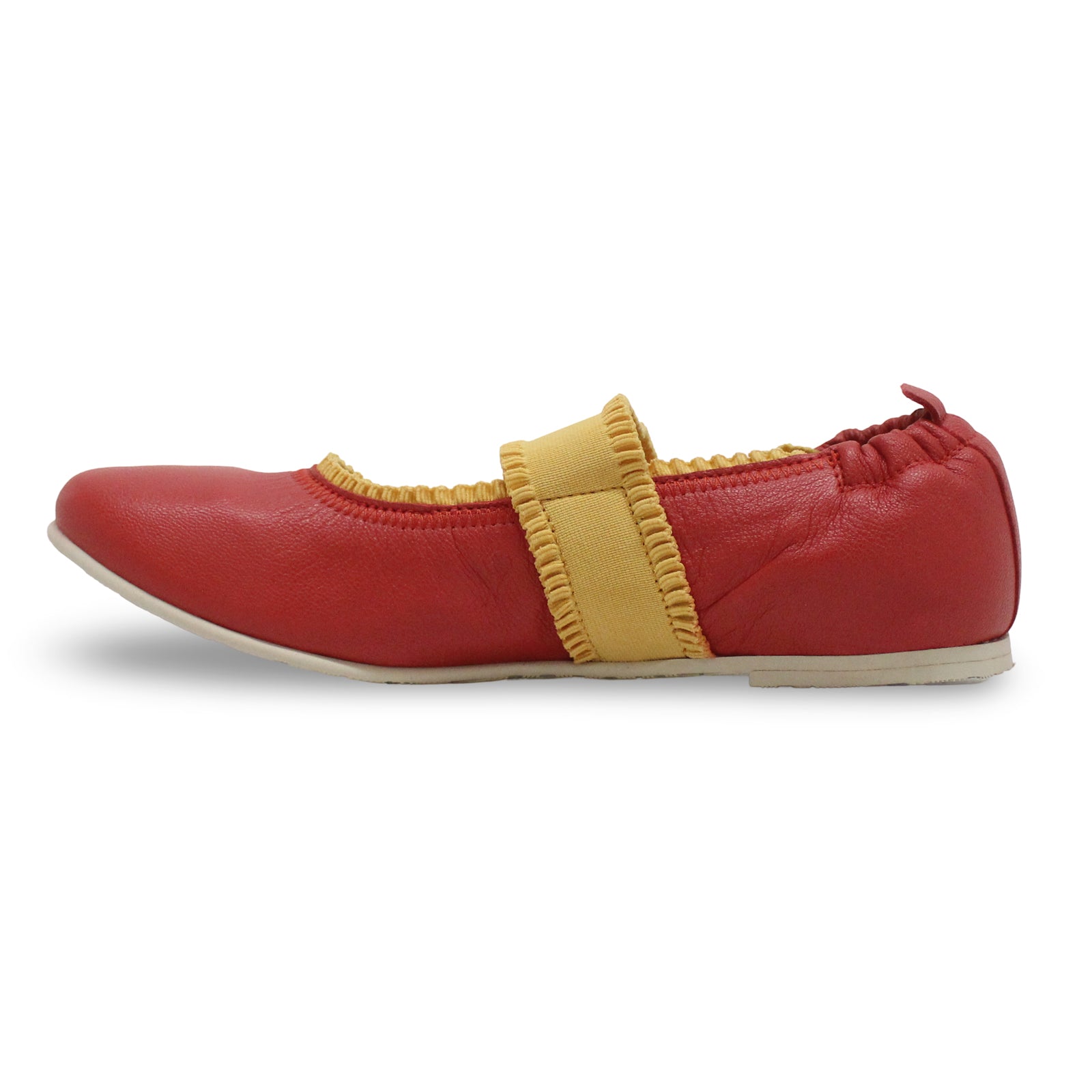 Fly London GECH253FLY Mousse Leather Womens Shoes#color_devil red yellow