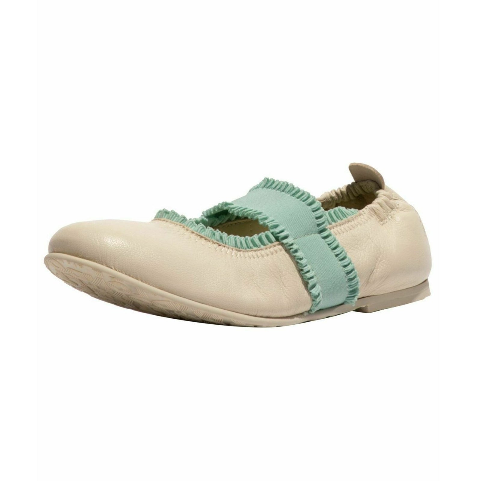 Fly London GECH253FLY Mousse Leather Womens Shoes#color_offwhite spearmint