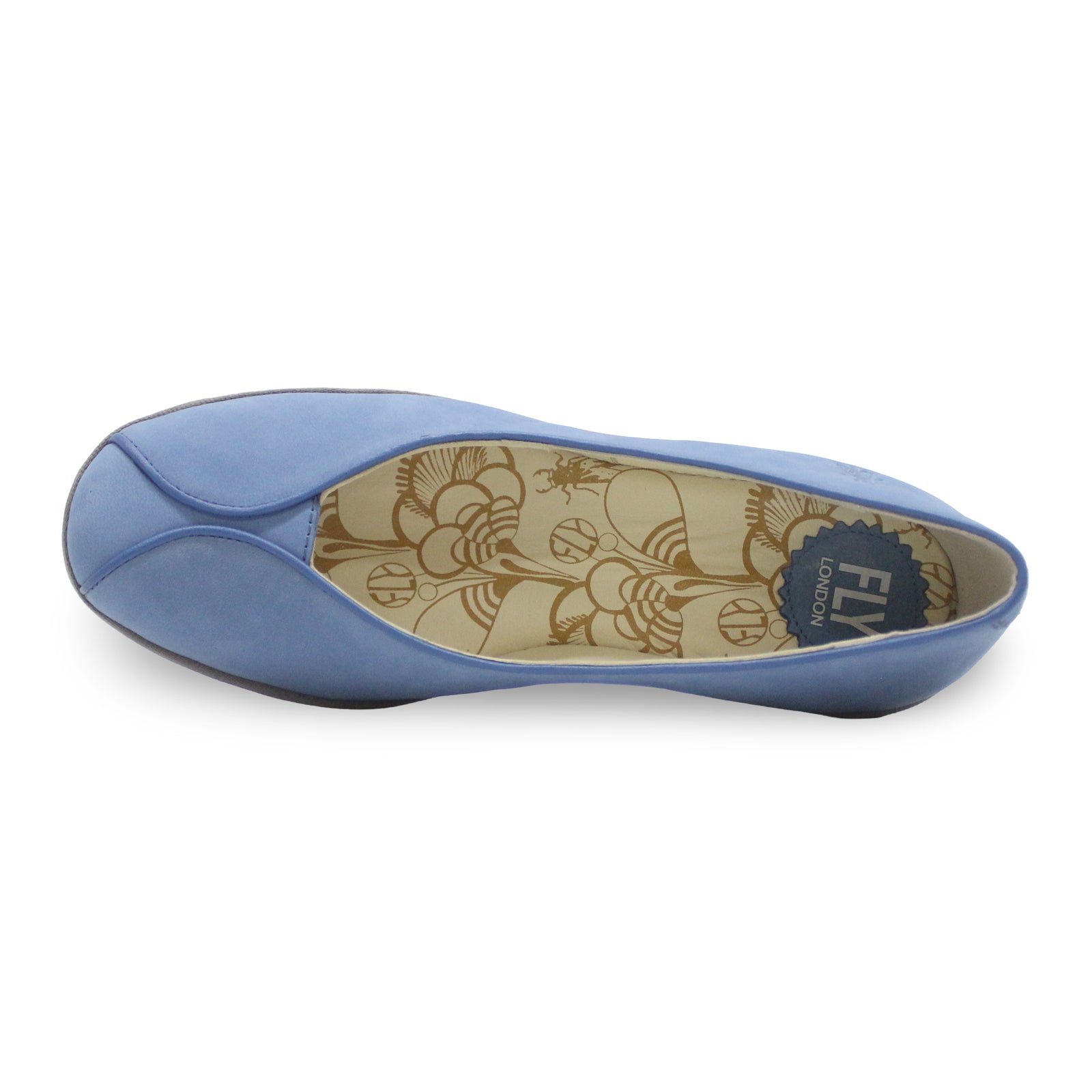 Fly London YEIF566FLY Cupido Leather Womens Shoes#color_blue