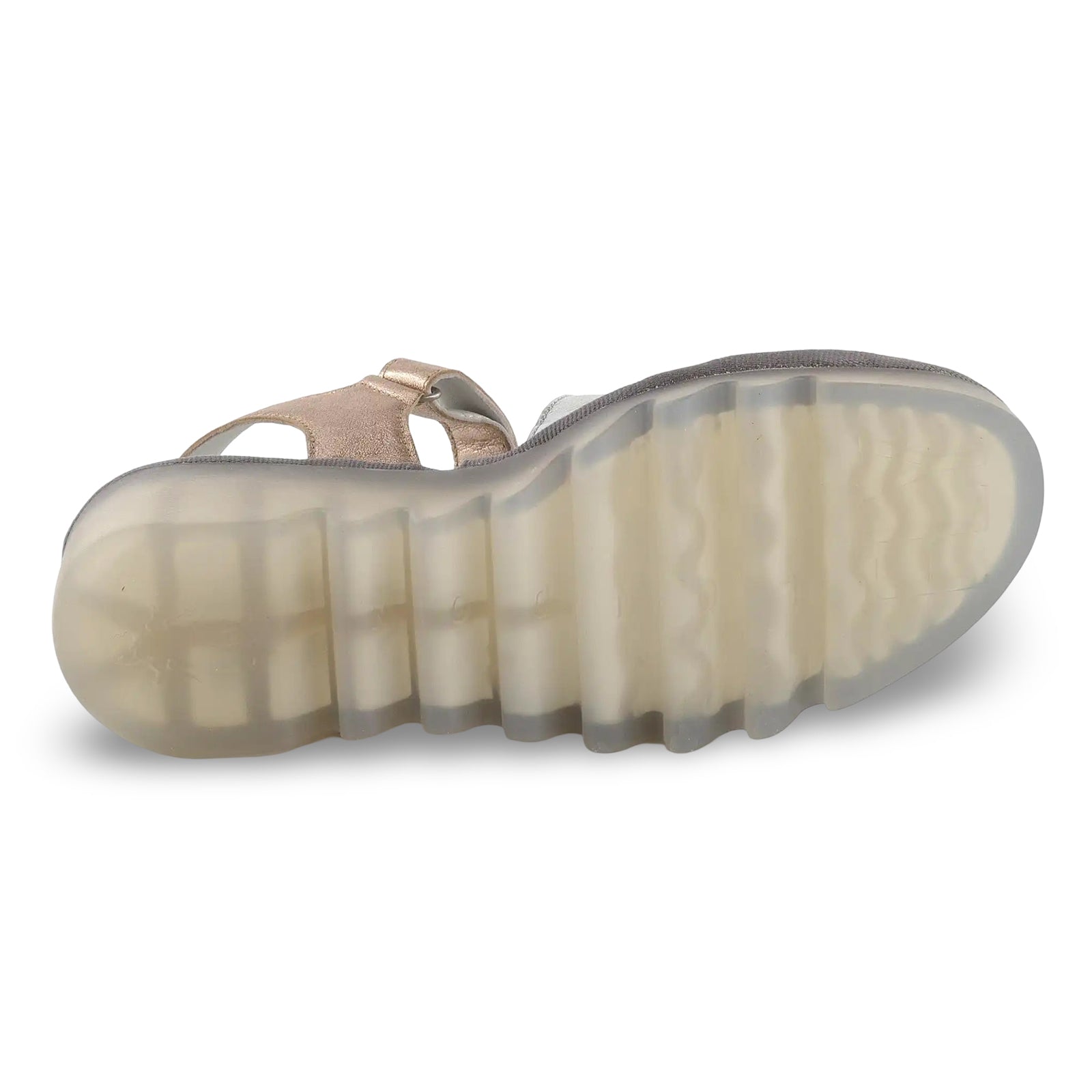 Fly London BEXY575FLY Laminato Leather Womens Sandals#color_sahar sil sahar