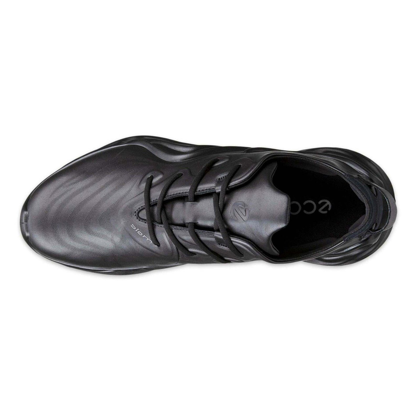 Ecco Biom Infinite 825634 Leather Mens Trainers#color_black