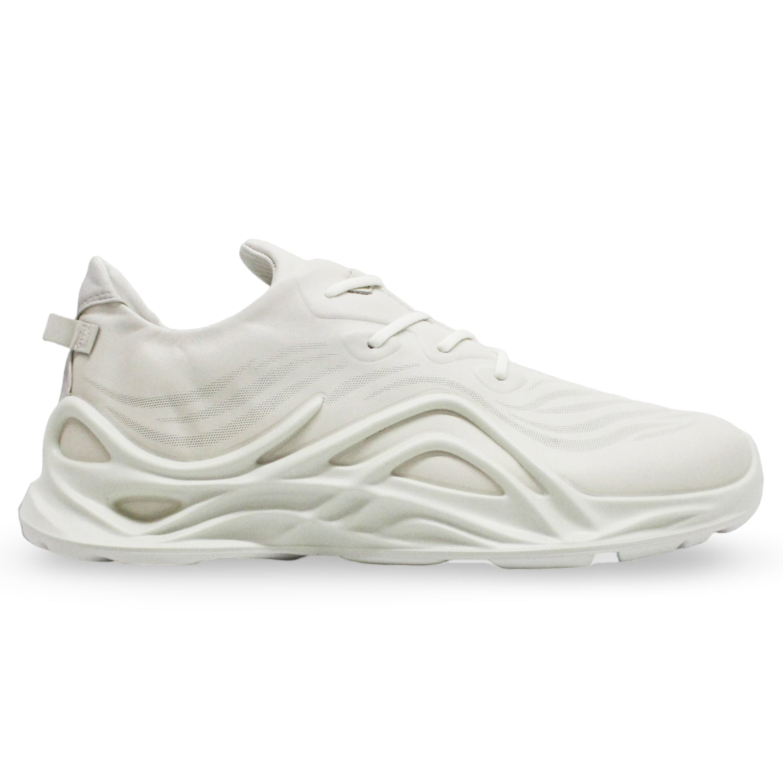 Ecco Biom Infinite 825634 Leather Mens Trainers#color_white
