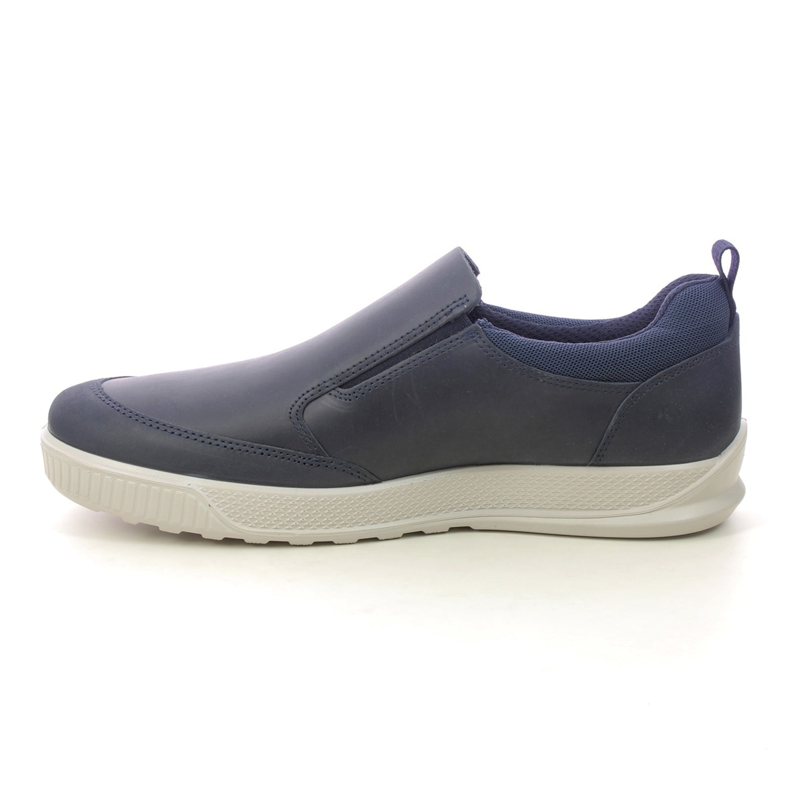 Ecco Byway 501654 Nubuck Mens Trainers#color_marine