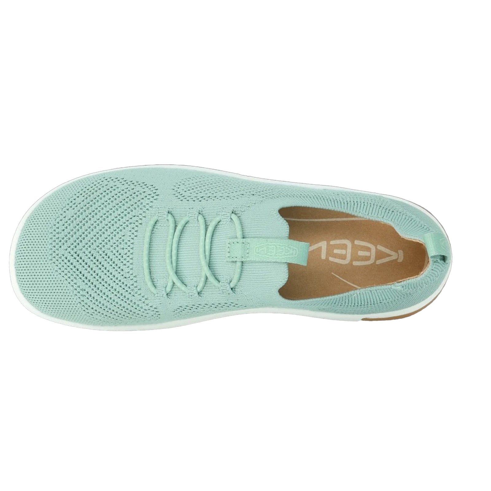 Keen KNX Knit Textile Womens Trainers#color_granite green lichen
