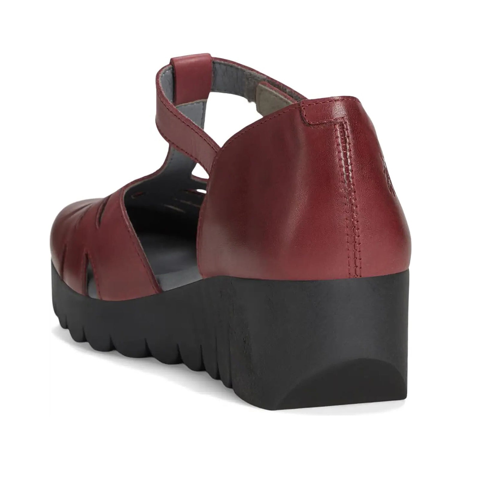Fly London VELT224FLY Burn Leather Womens Sandals#color_rubi