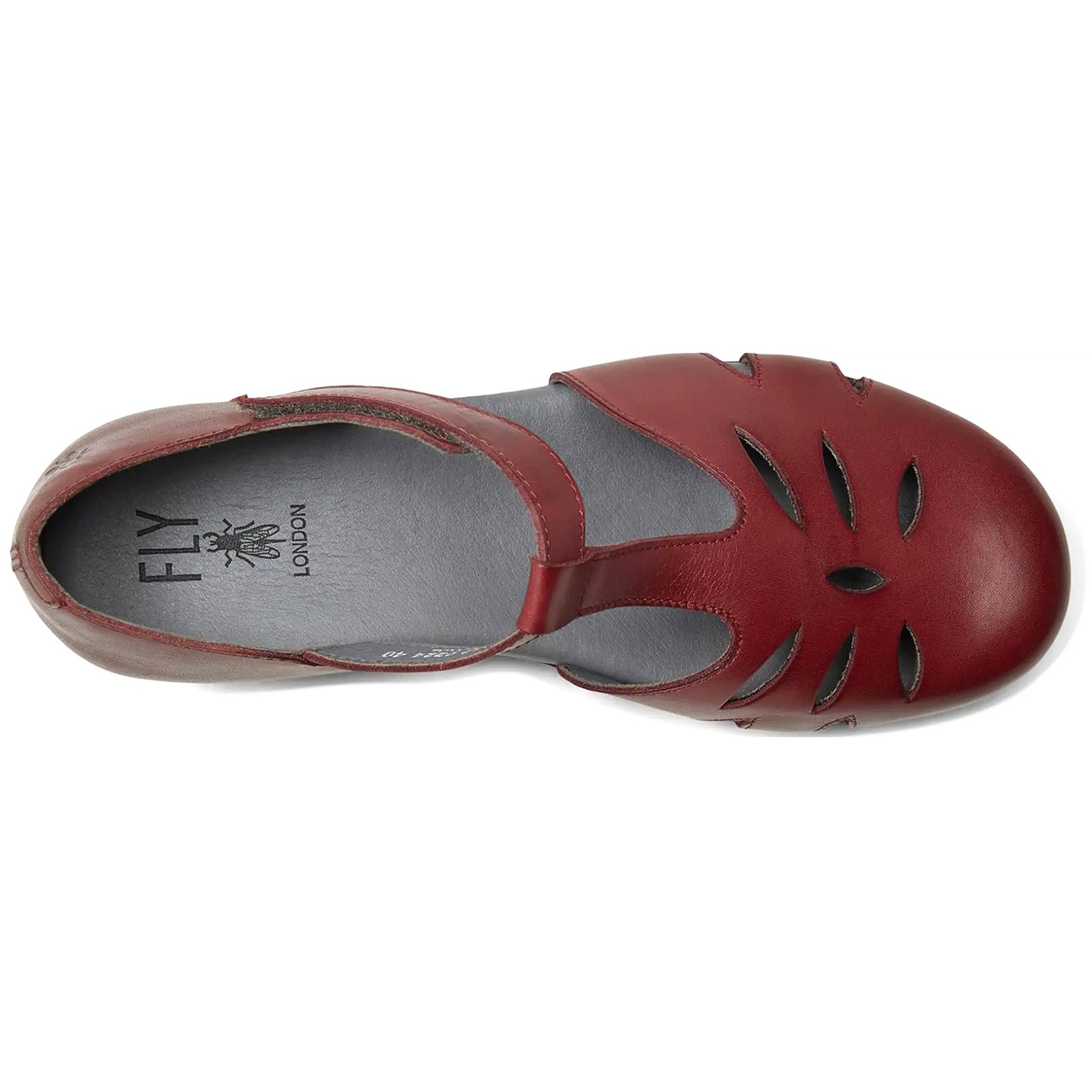 Fly London VELT224FLY Burn Leather Womens Sandals#color_rubi