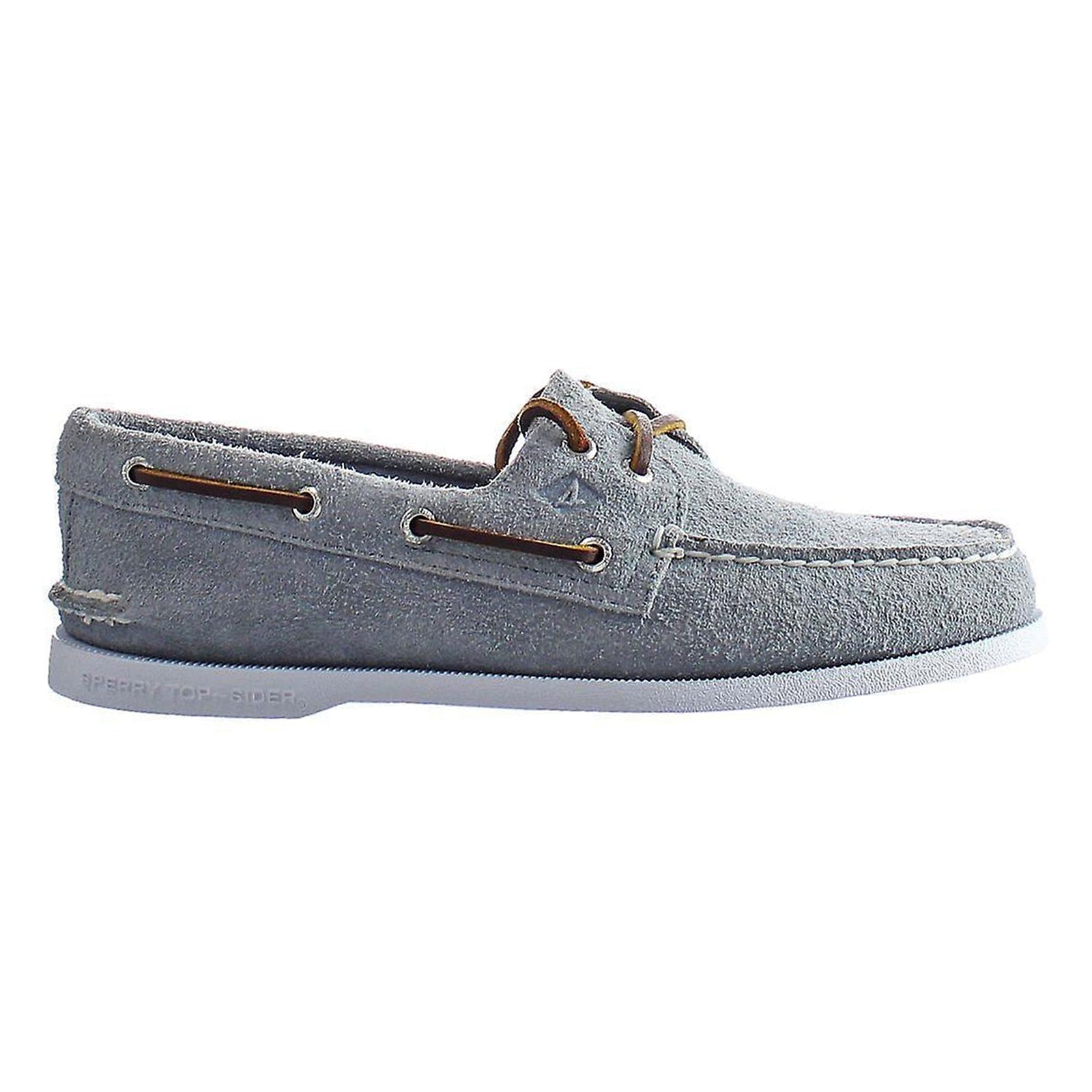 Sperry Authentic Original 2-Eye Suede Mens Shoes#color_grey