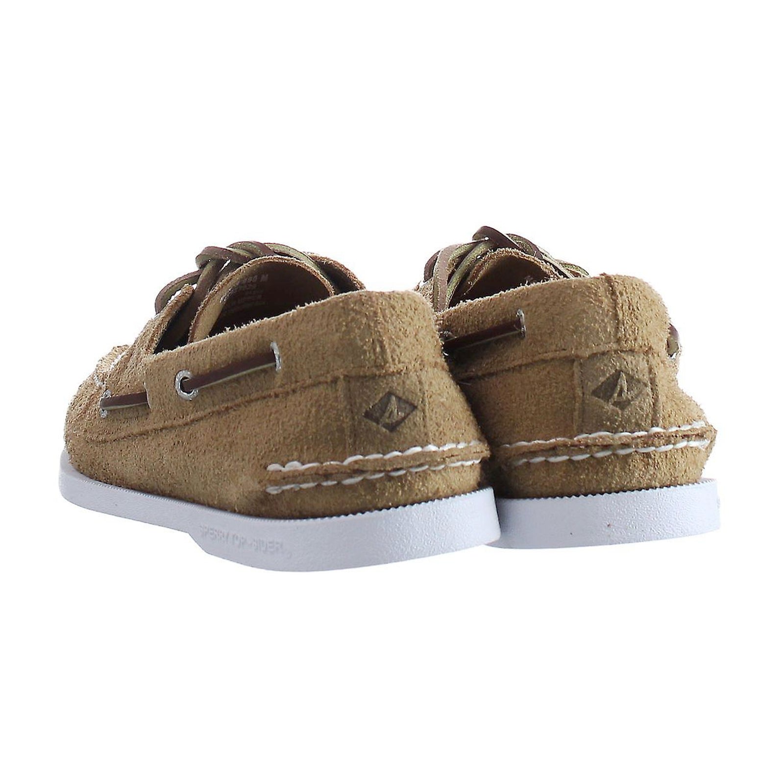 Sperry Authentic Original 2-Eye Suede Mens Shoes#color_tan