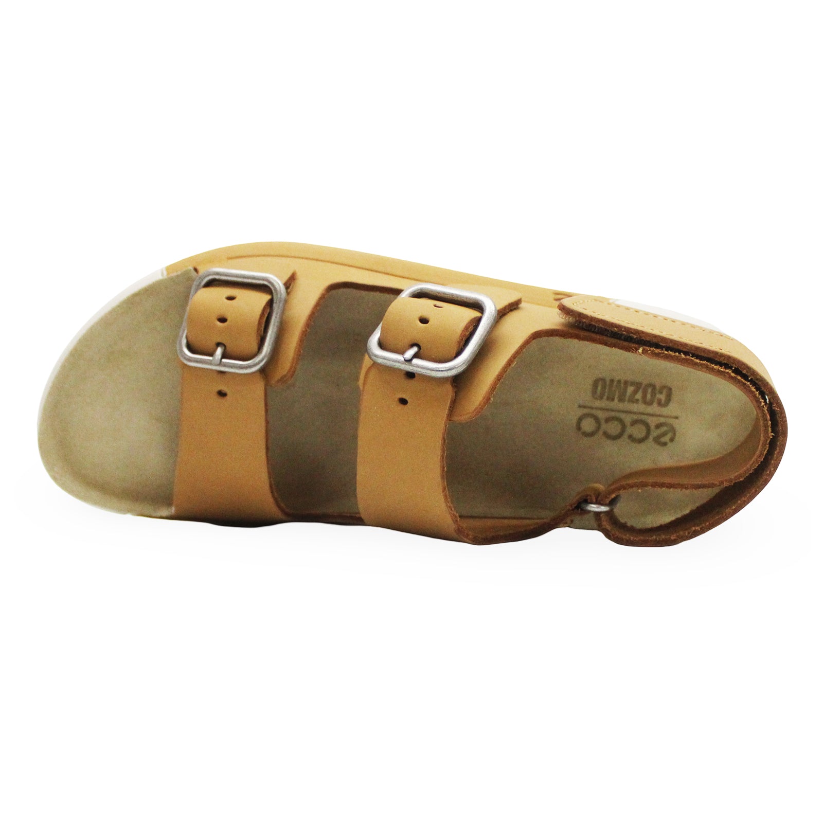 Ecco Cozmo 206903 Nubuck Leather Womens Sandals#color_lion