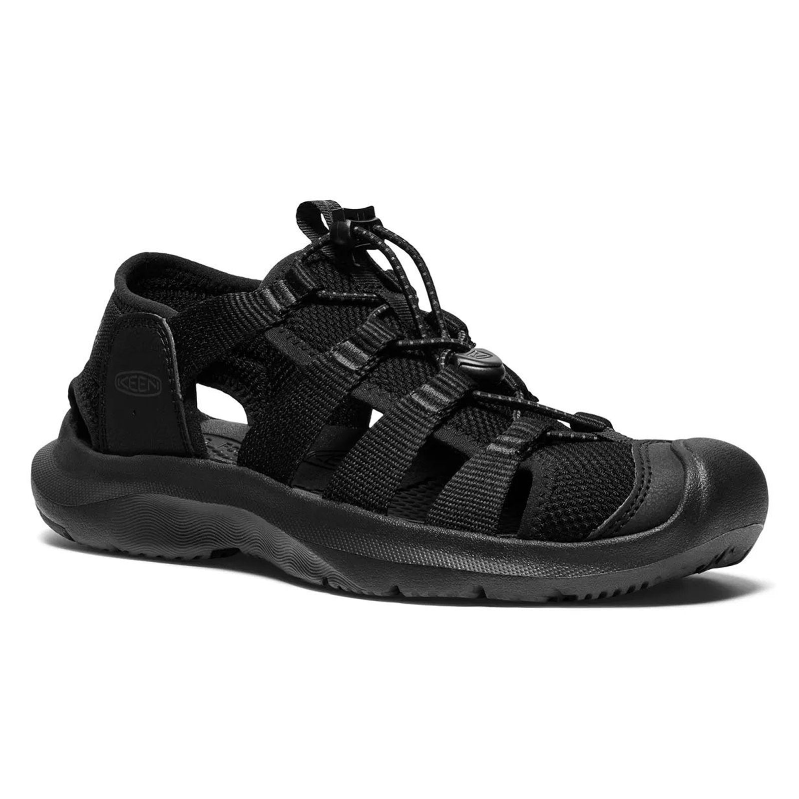 Keen Seanik H2 Synthetic Textile Mens Sandals#color_black magnet