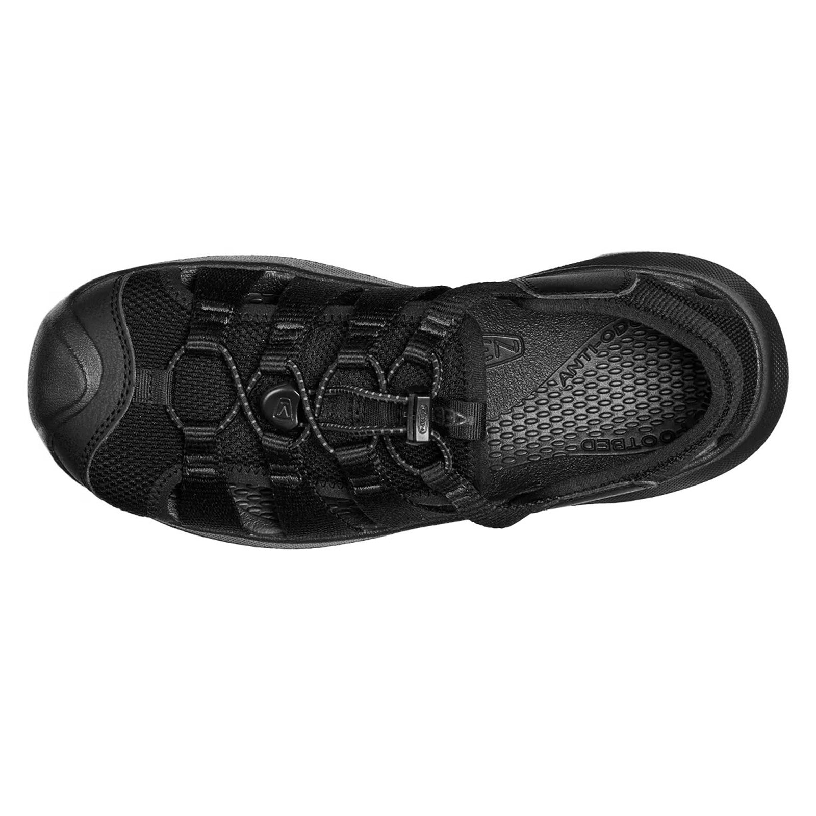 Keen Seanik H2 Synthetic Textile Mens Sandals#color_black magnet