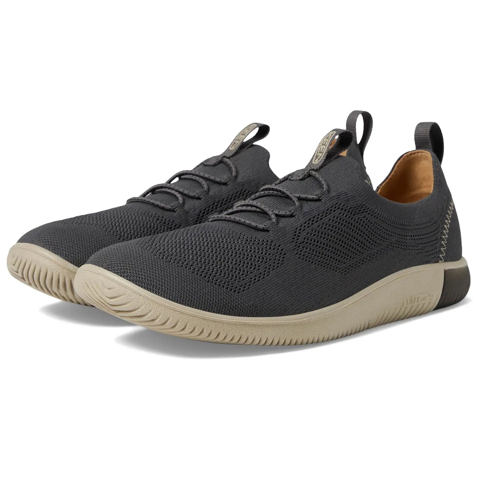 Keen KNX Knit Textile Mens Trainers#color_black magnet