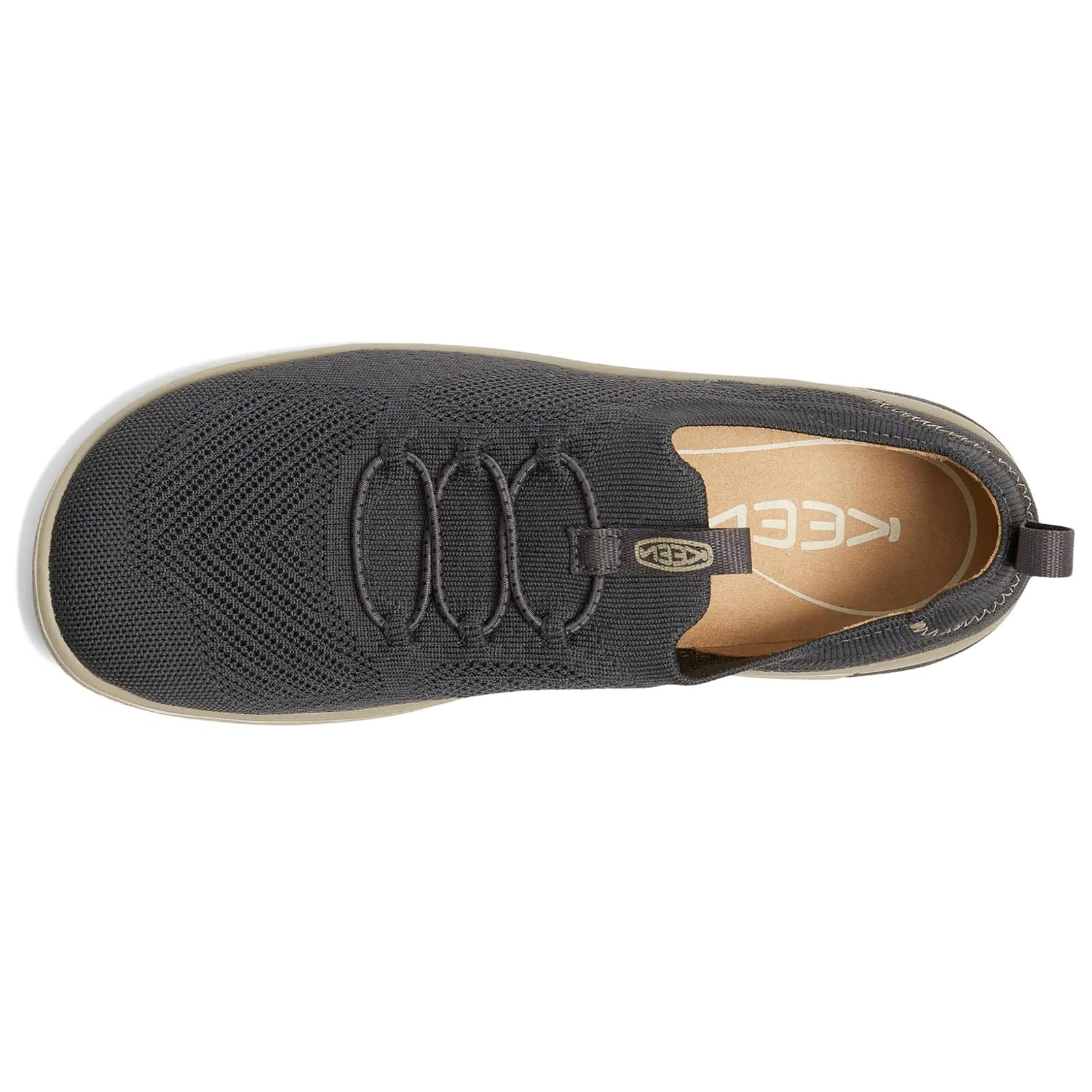 Keen KNX Knit Textile Mens Trainers#color_black magnet