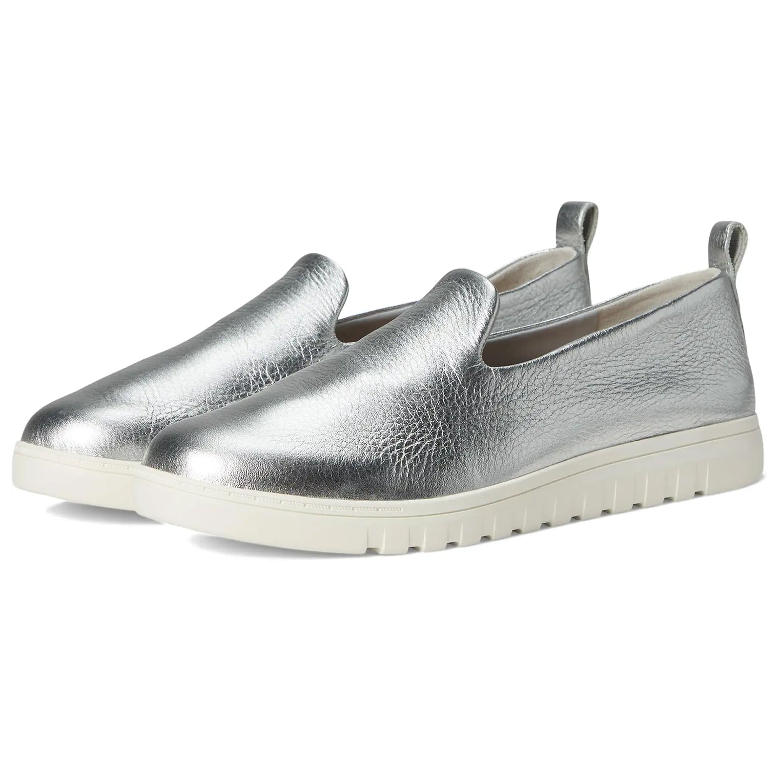 Vionic Uptown Willa Leather Womens Shoes#color_silver