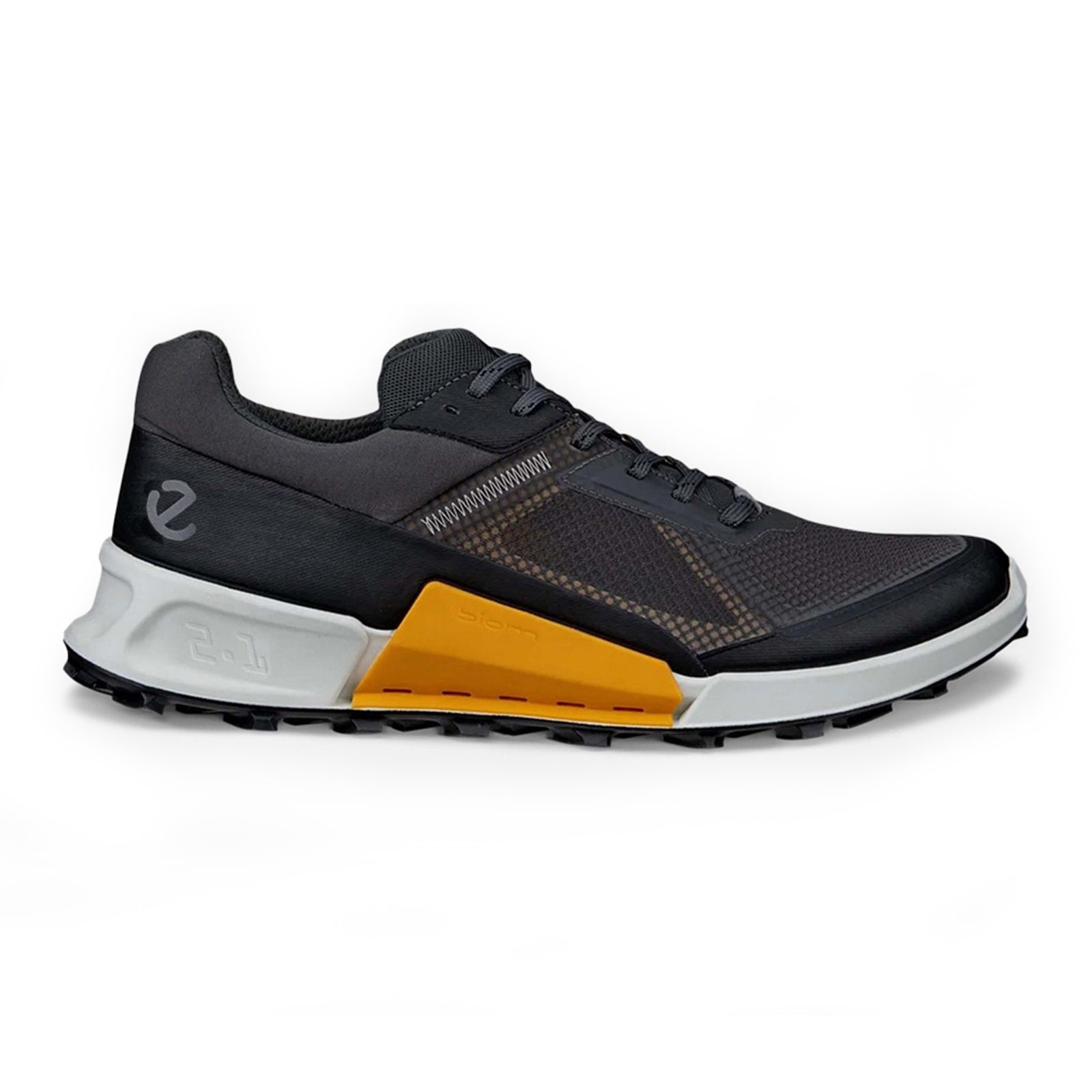 Ecco Biom 2.1 X Mountain Textile Mens Trainers#color_black magnet sunrise