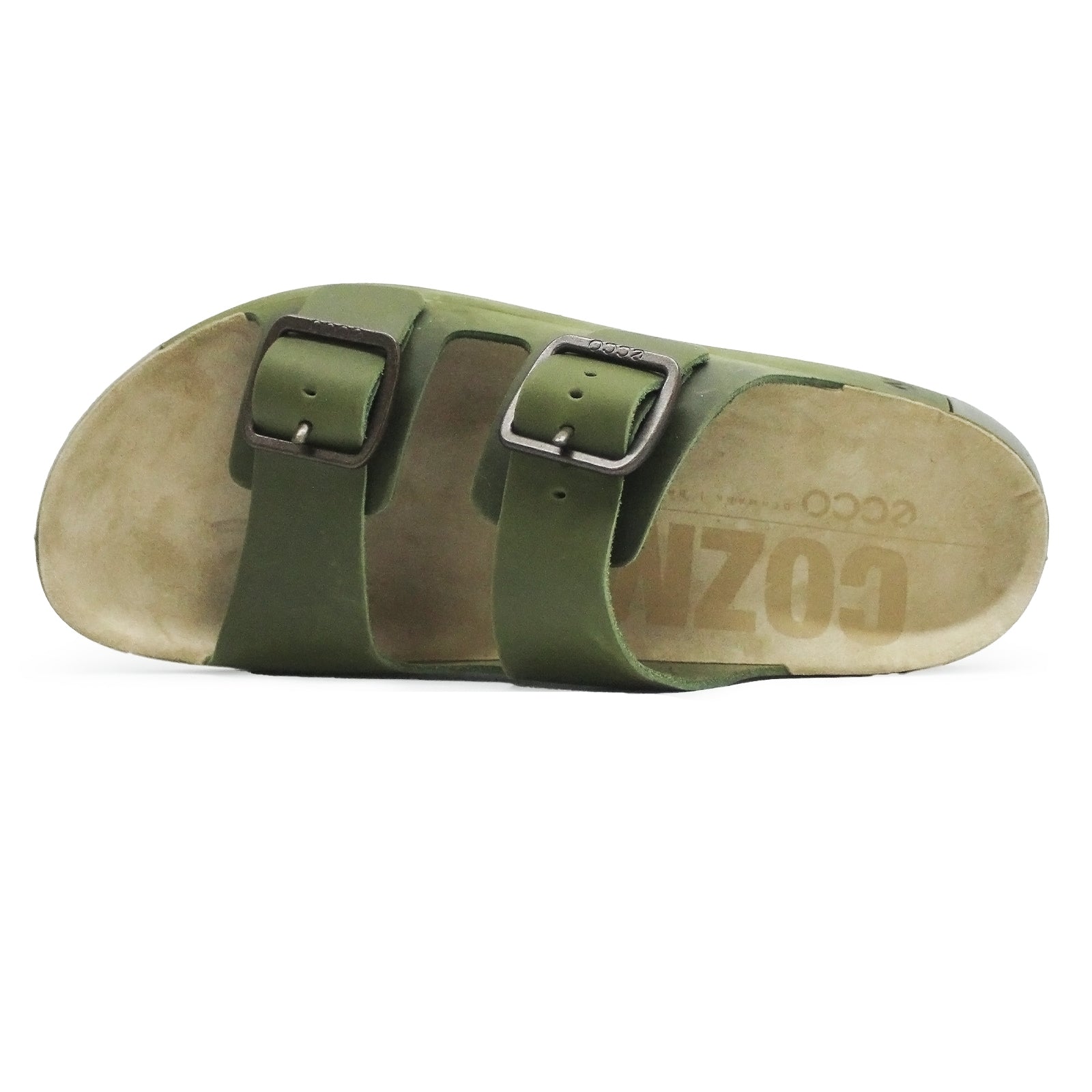Ecco Cozmo 500984 Nubuck Mens Sandals#color_acorn