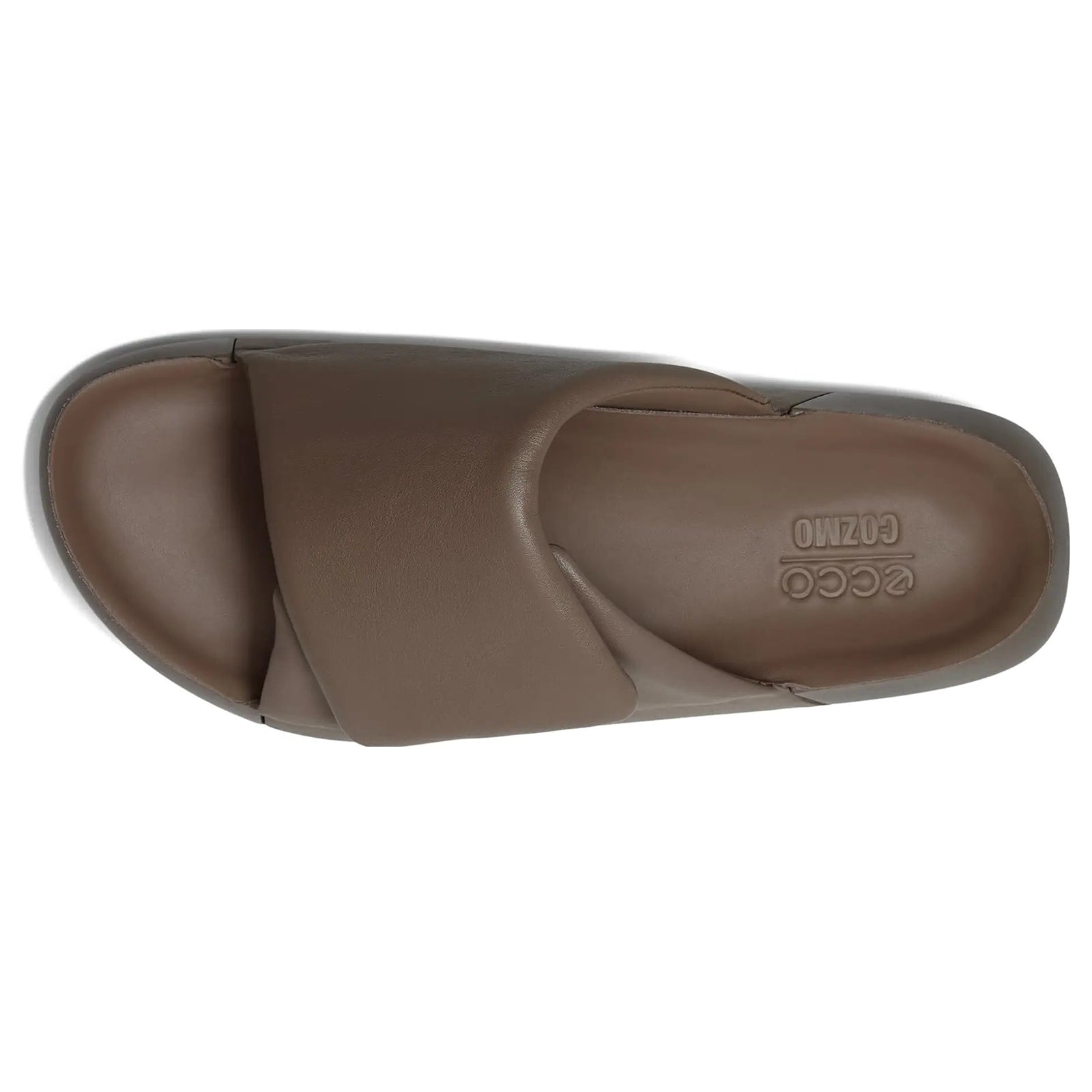 Ecco Cozmo PF 206683 Full Grain Leather Womens Sandals#color_taupe
