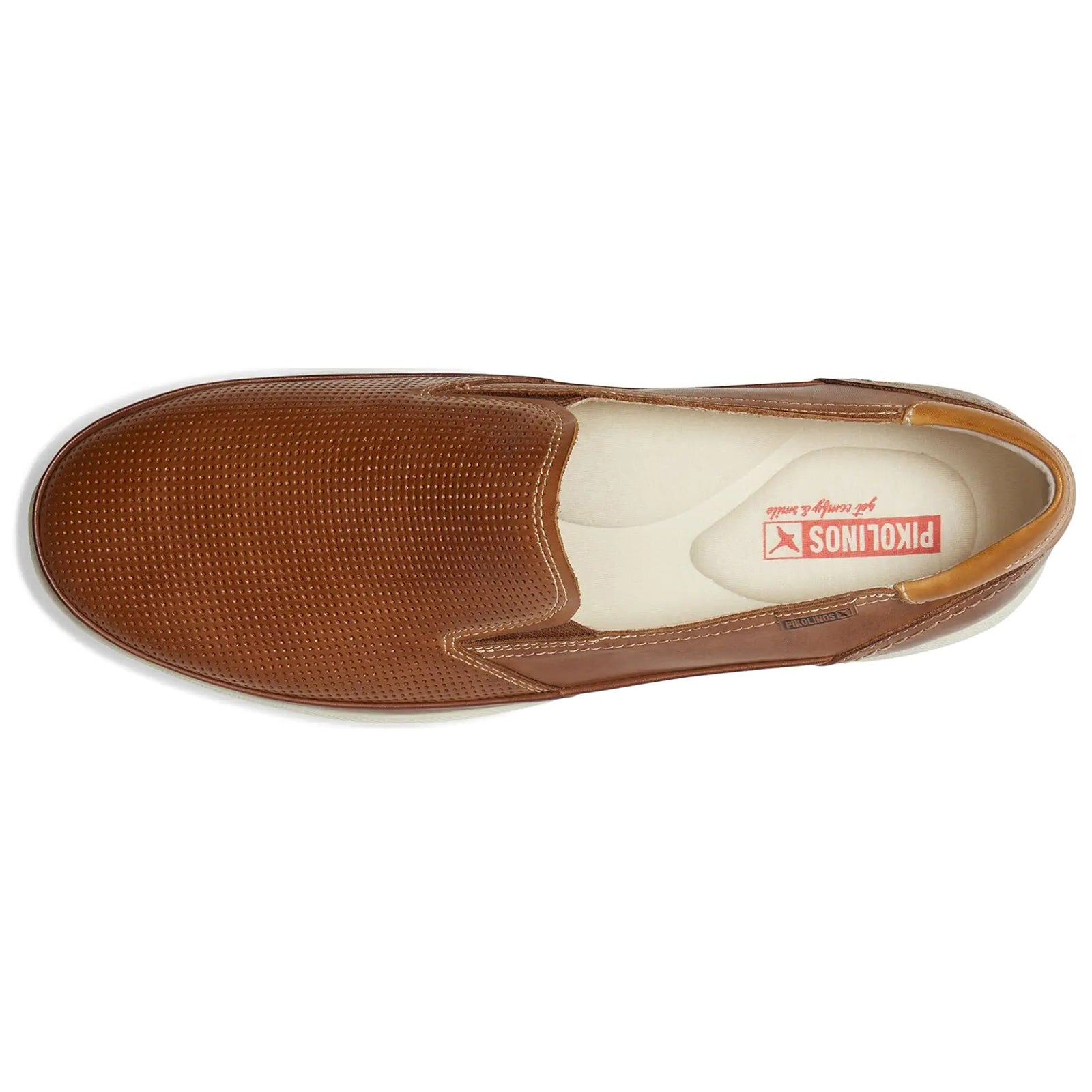 Pikolinos Fuencarral M4A-3221C1 Leather Mens Shoes#color_brandy