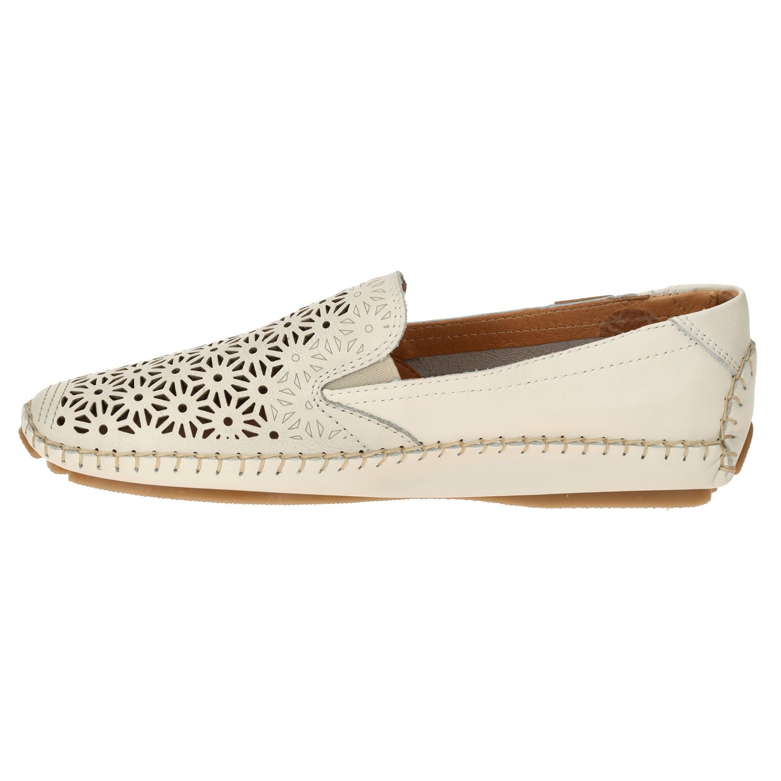 Pikolinos Jerez 578-4907 Leather Womens Shoes#color_nata