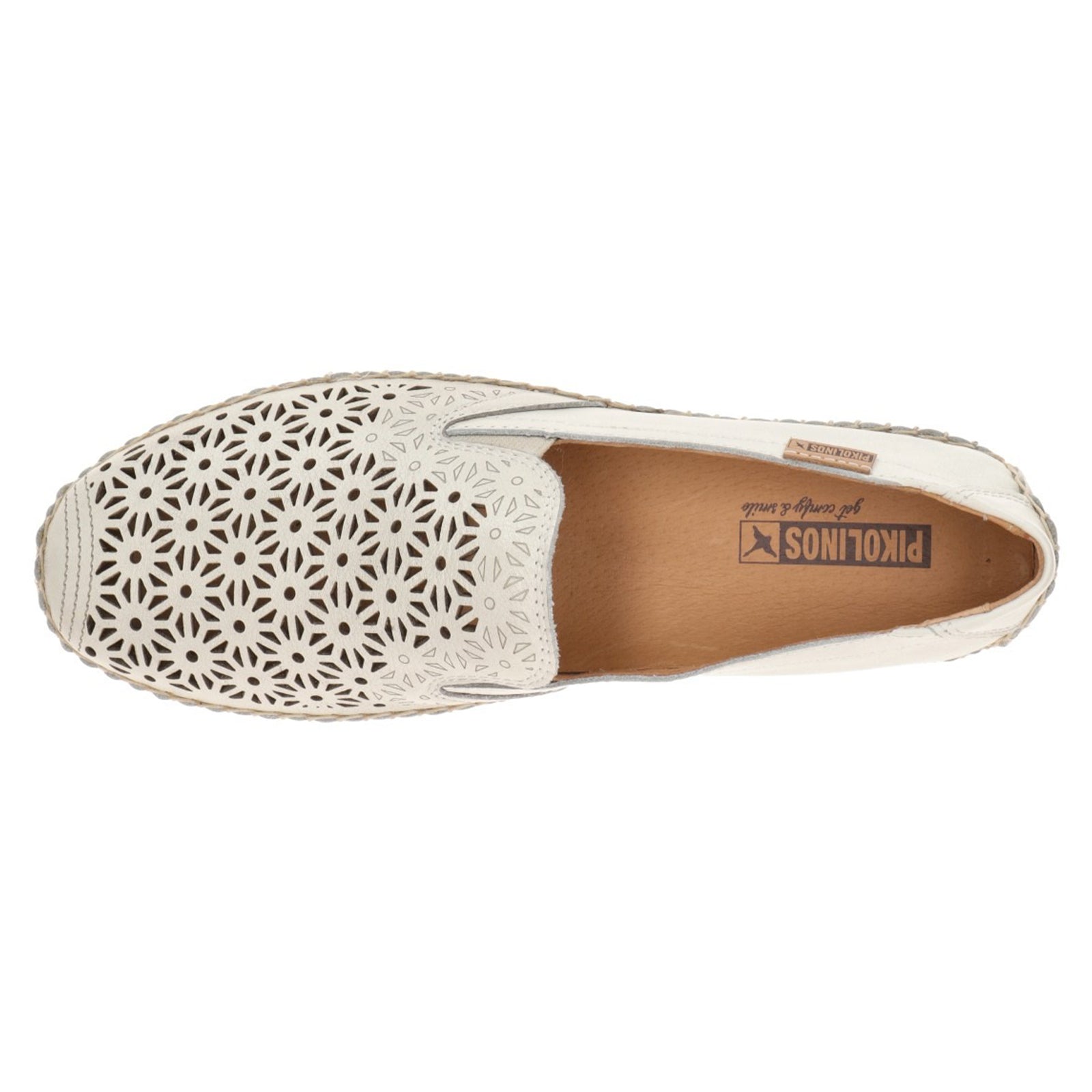 Pikolinos Jerez 578-4907 Leather Womens Shoes#color_nata