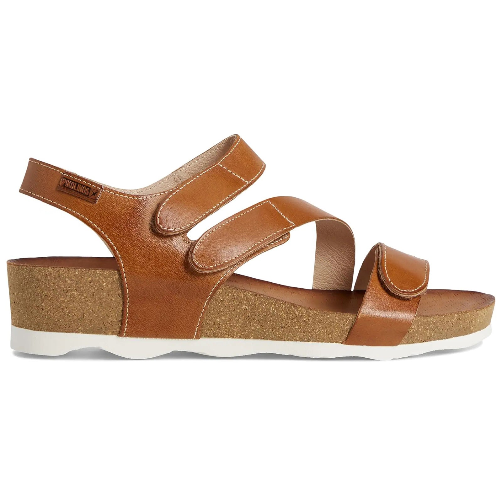 Pikolinos Mahon W9E-0889 Leather Womens Sandals#color_brandy