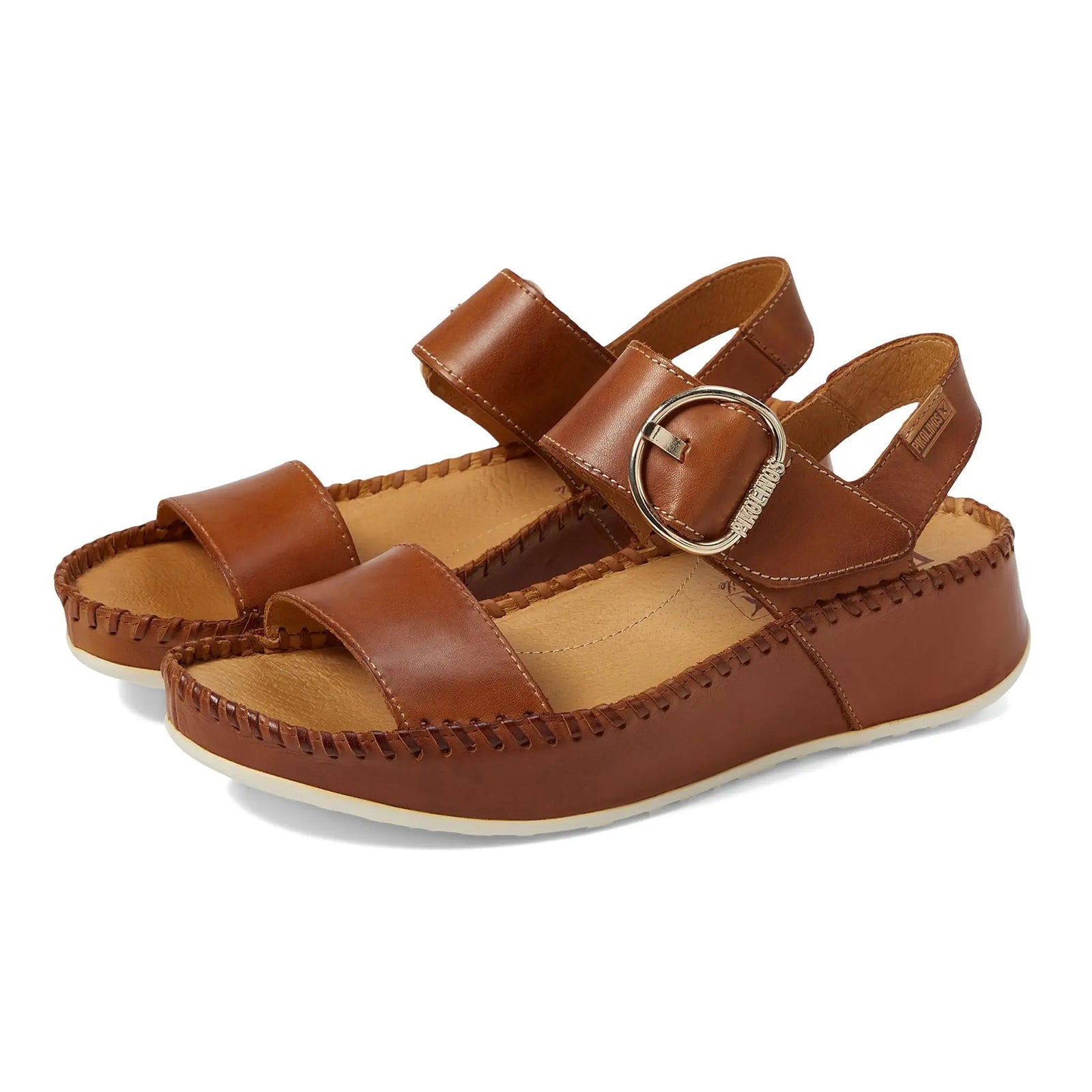 Pikolinos Marina W1C Leather Womens Sandals#color_brandy