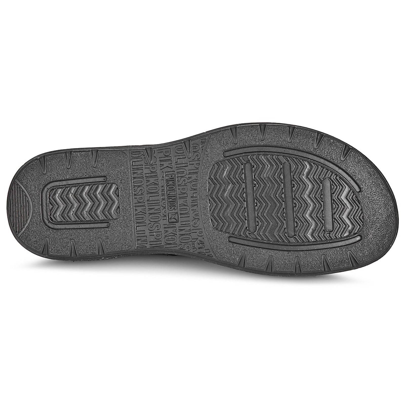 Pikolinos Nijar M0B Leather Textile Mens Sandals#color_black