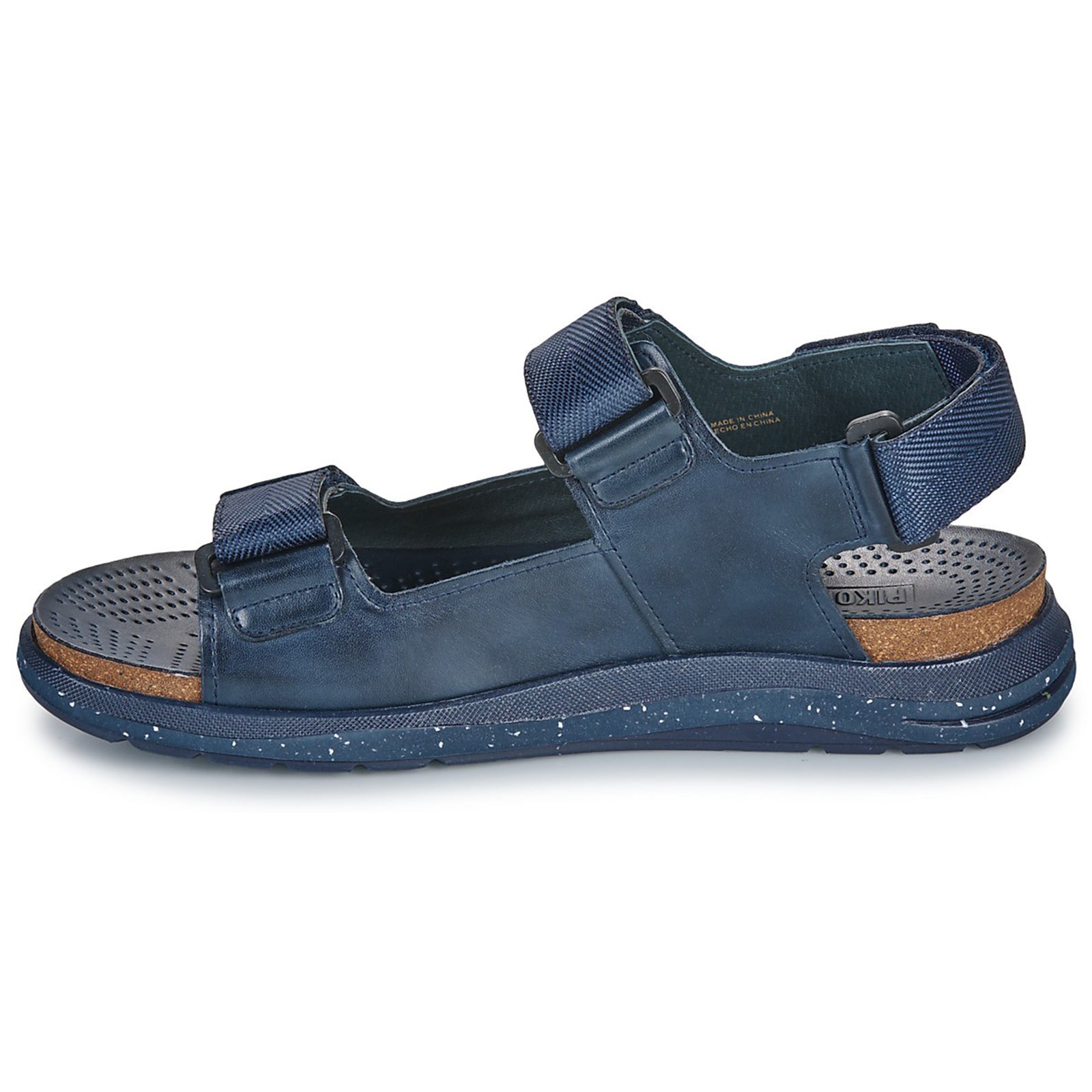 Pikolinos Nijar M0B Leather Textile Mens Sandals#color_blue