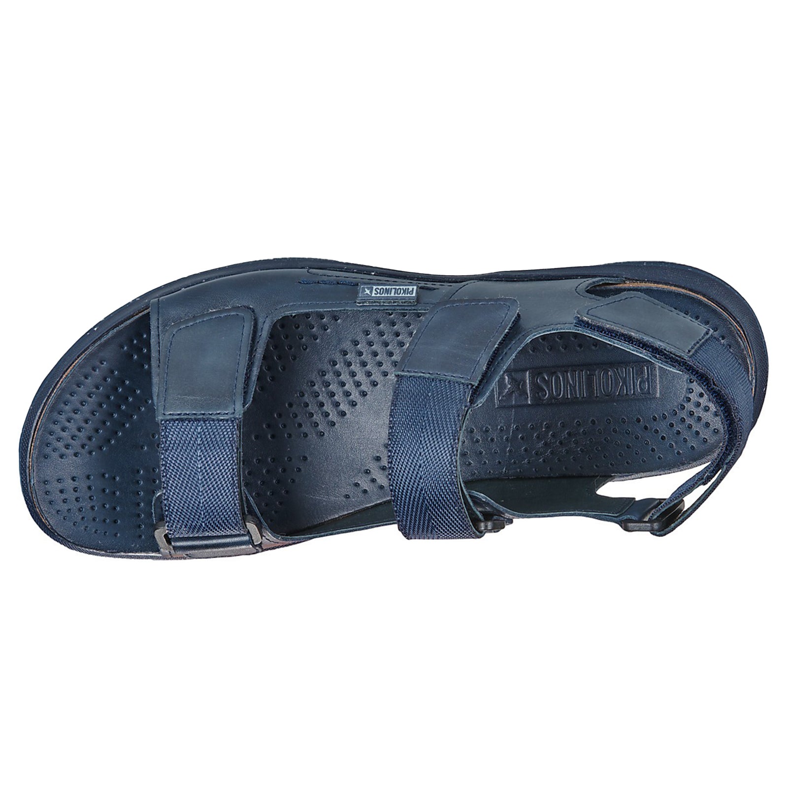 Pikolinos Nijar M0B Leather Textile Mens Sandals#color_blue
