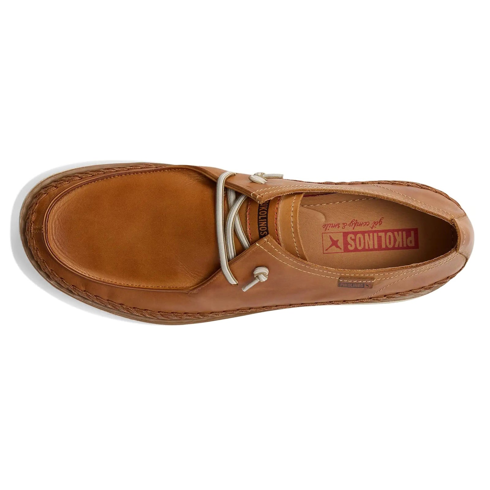 Pikolinos San Juan M6L Leather Mens Shoes#color_brandy